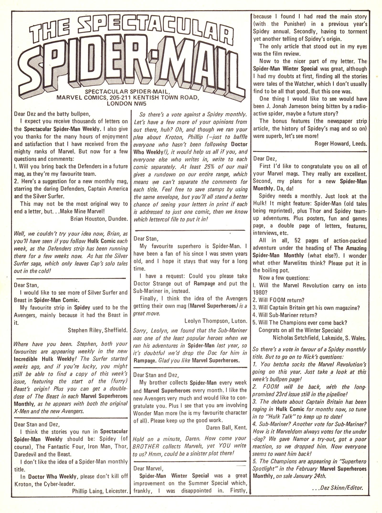 Read online Spectacular Spider-Man Weekly comic -  Issue #359 - 20