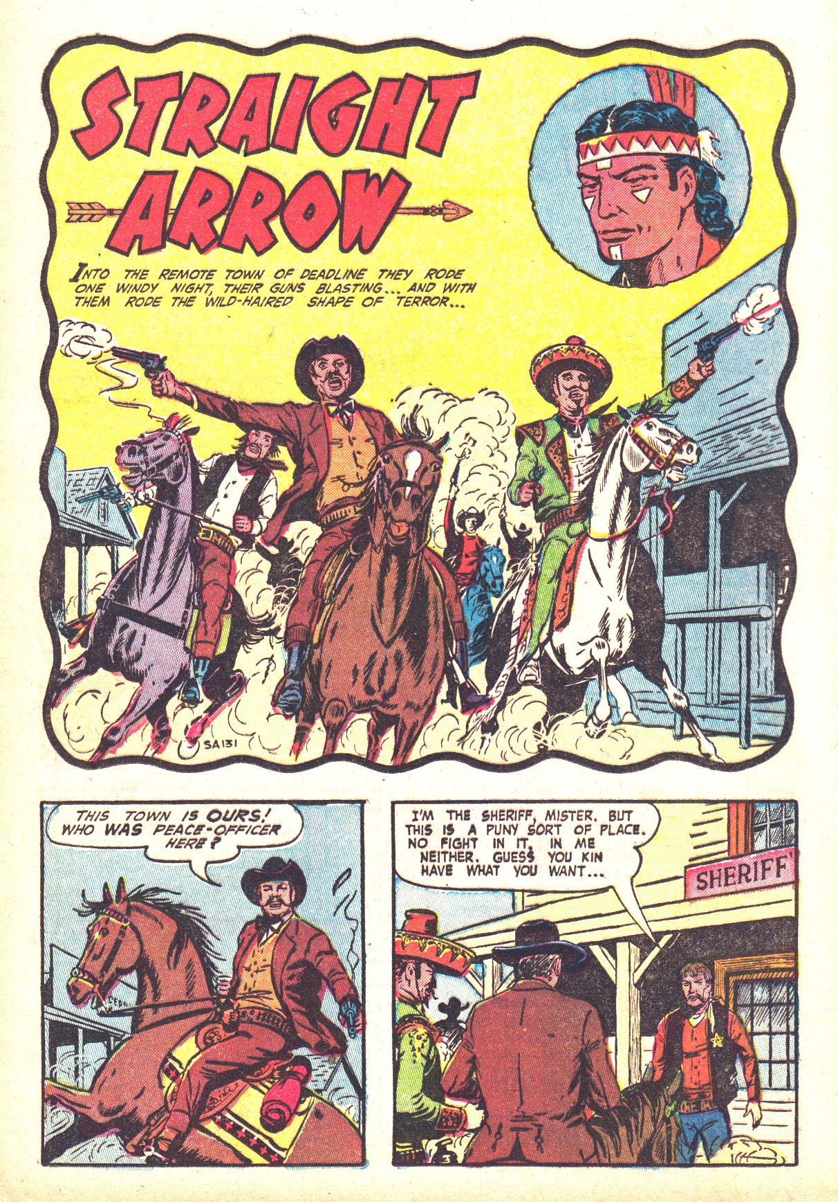 Read online Straight Arrow comic -  Issue #39 - 12
