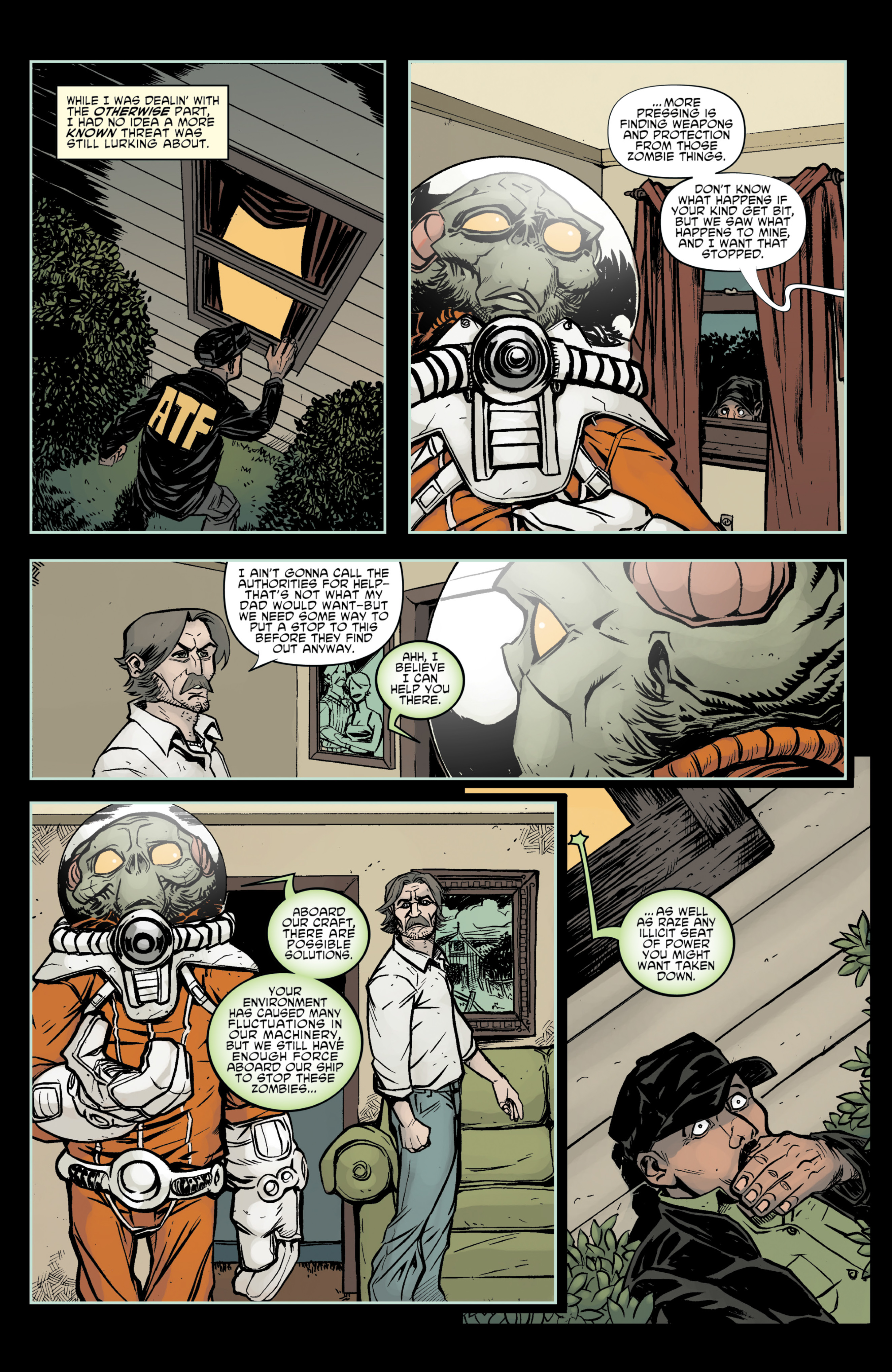 Read online The Colonized: Zombies vs. Aliens comic -  Issue # TPB - 41