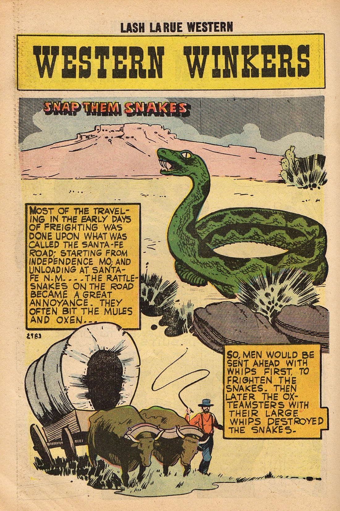 Read online Lash Larue Western (1949) comic -  Issue #67 - 50