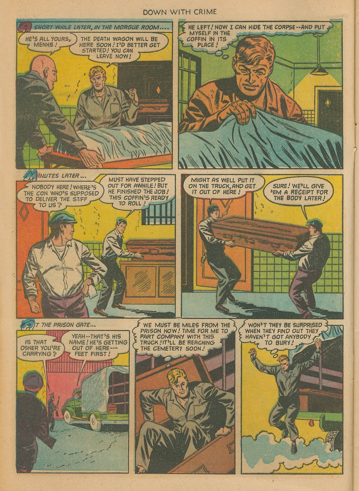 Read online Down With Crime comic -  Issue #5 - 8