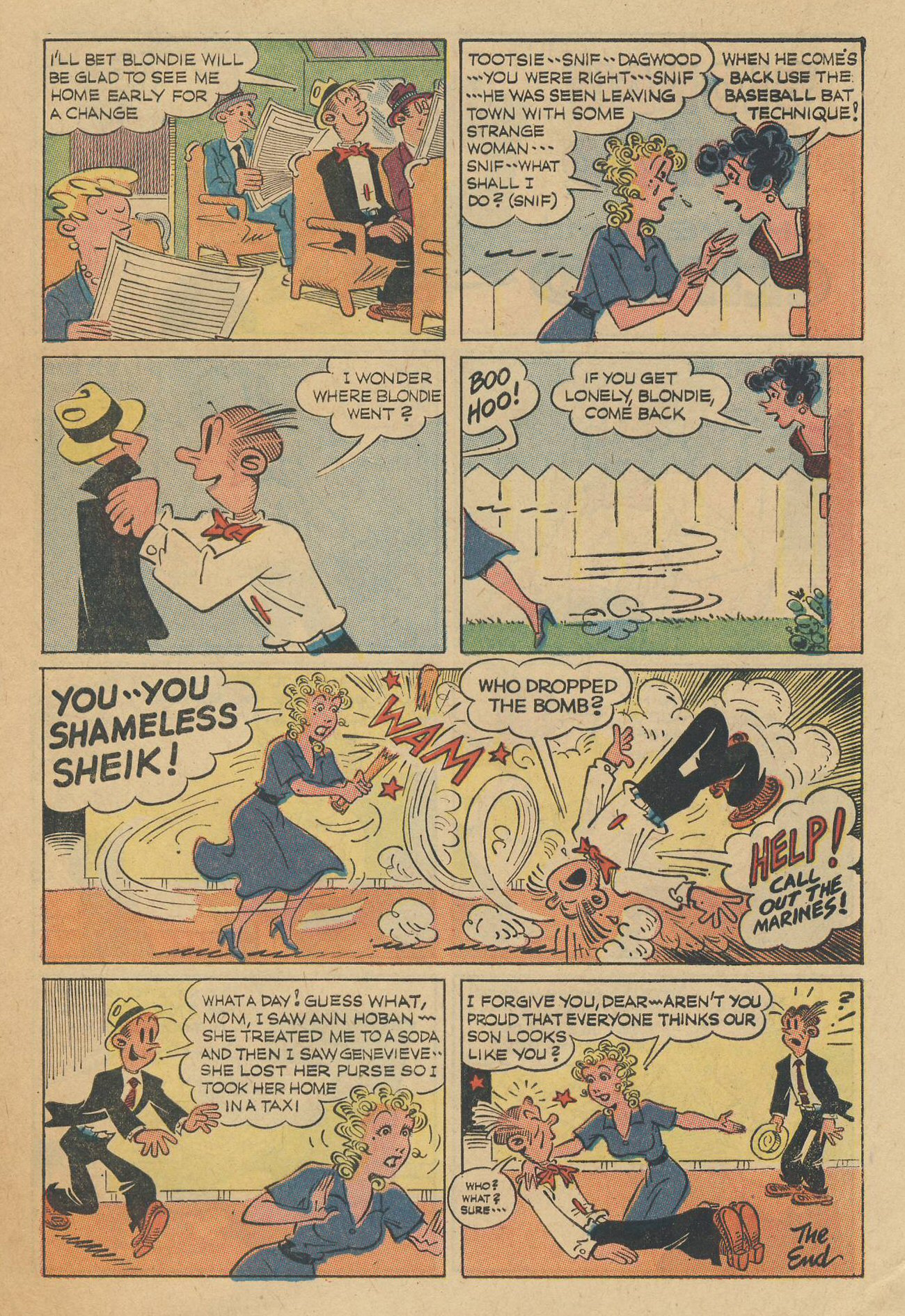 Read online Blondie Comics (1960) comic -  Issue #150 - 9