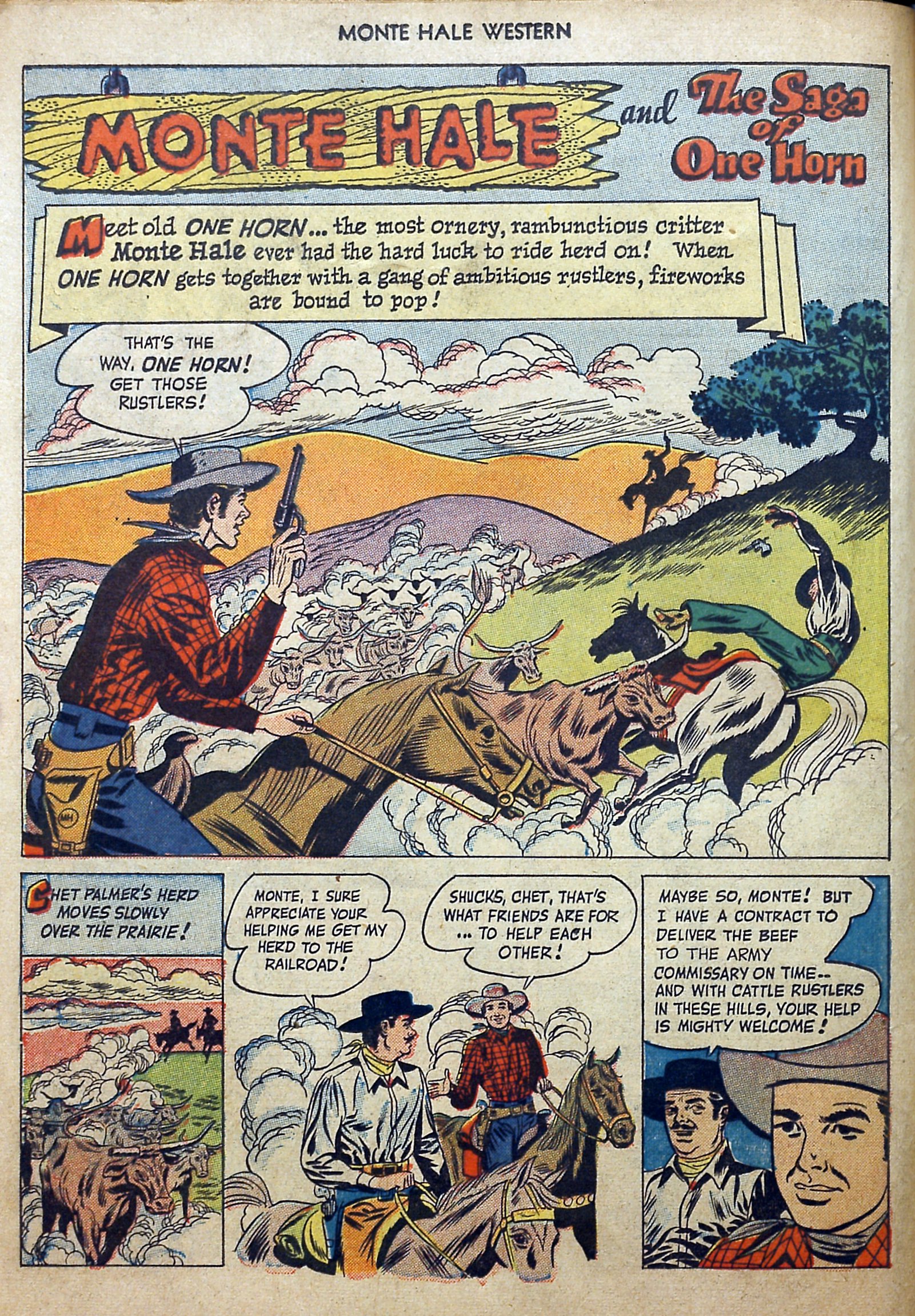 Read online Monte Hale Western comic -  Issue #46 - 18