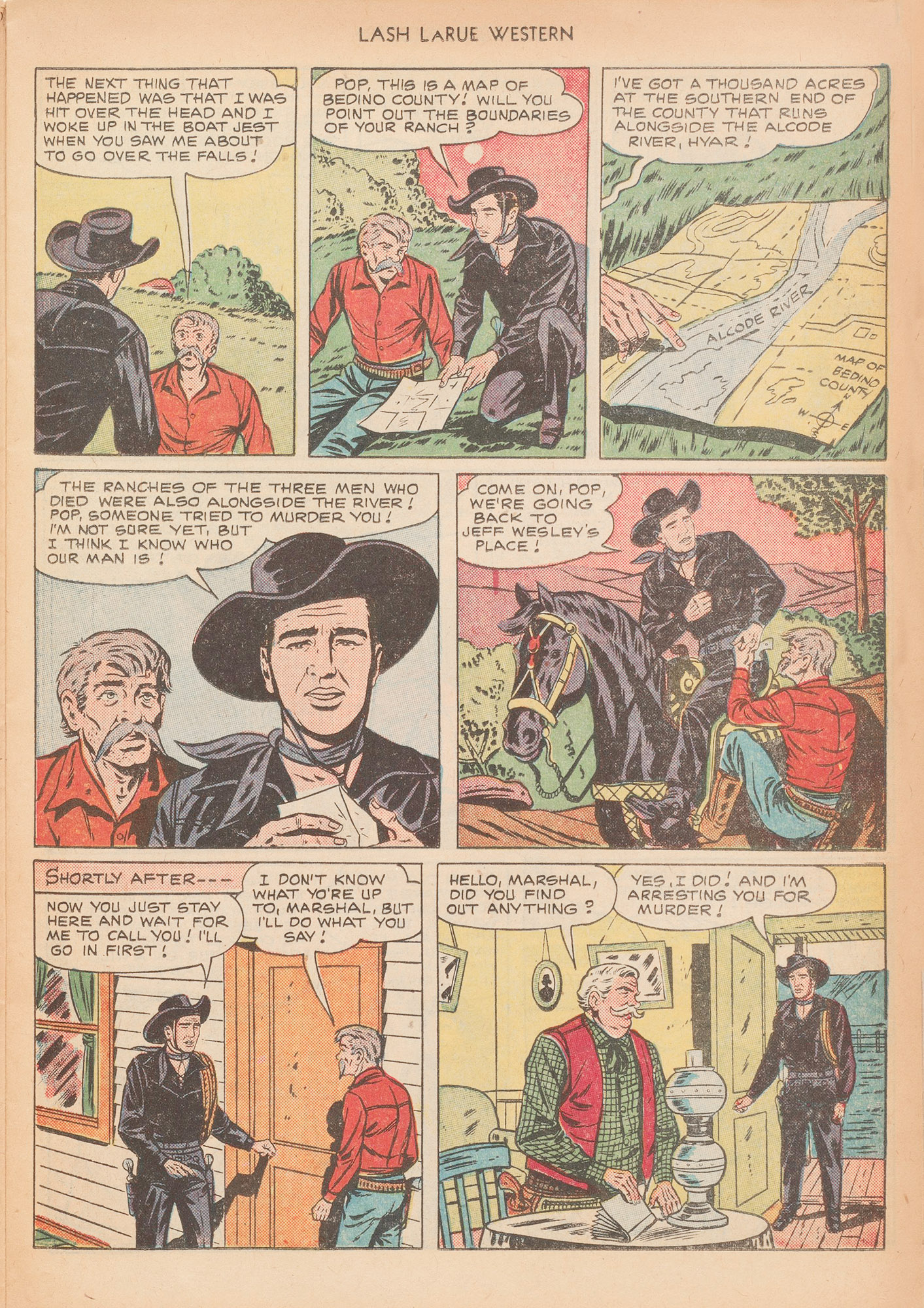 Read online Lash Larue Western (1949) comic -  Issue #12 - 23
