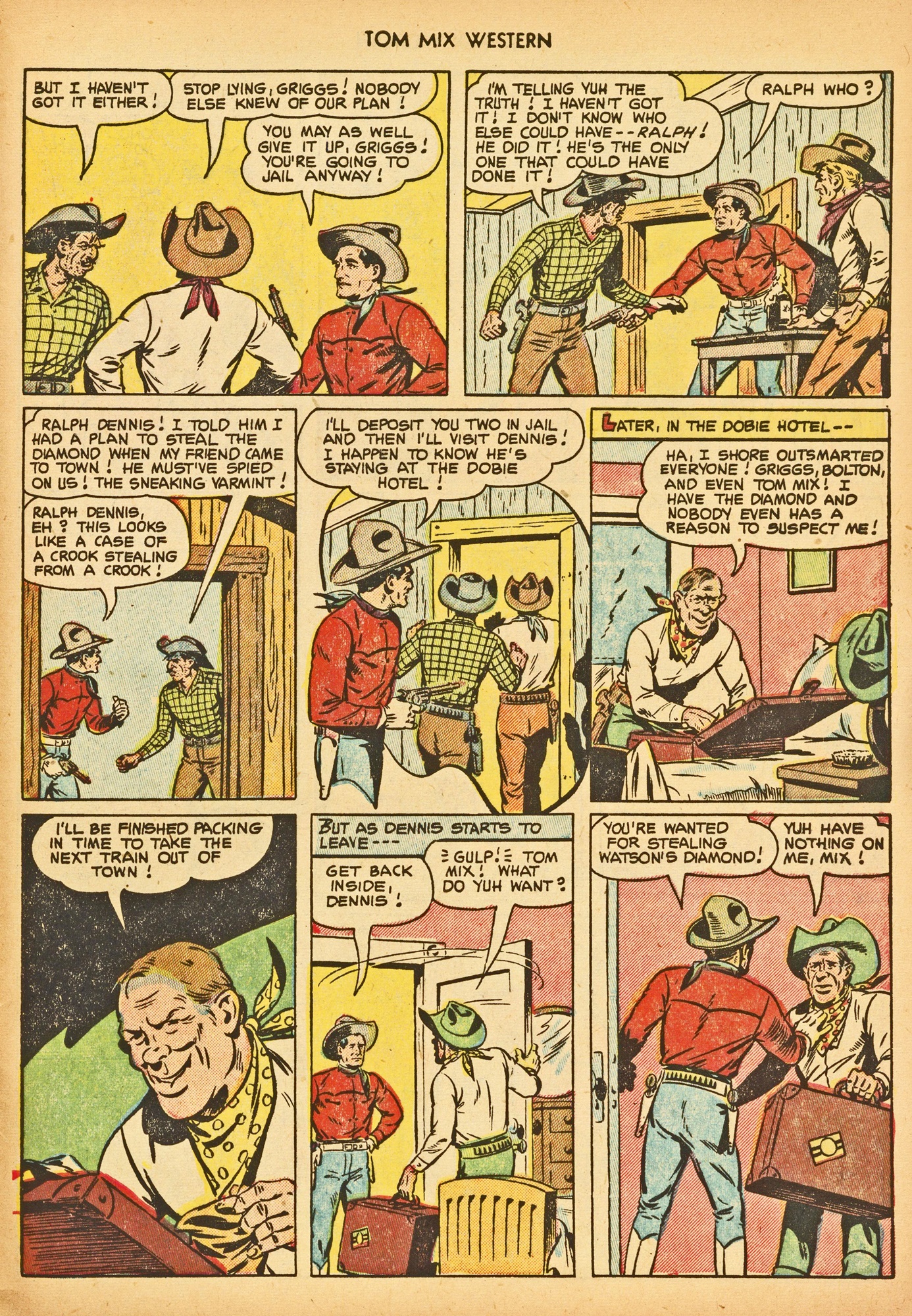 Read online Tom Mix Western (1948) comic -  Issue #59 - 33