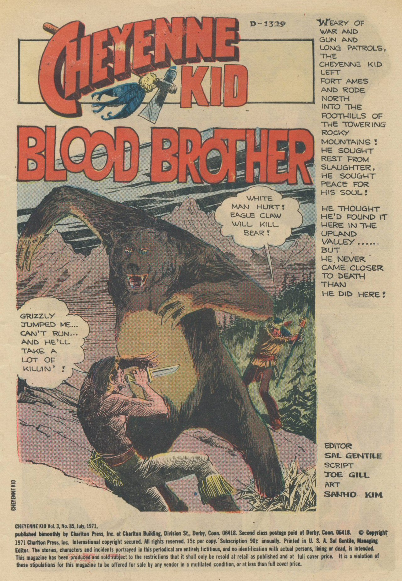 Read online Cheyenne Kid comic -  Issue #85 - 3