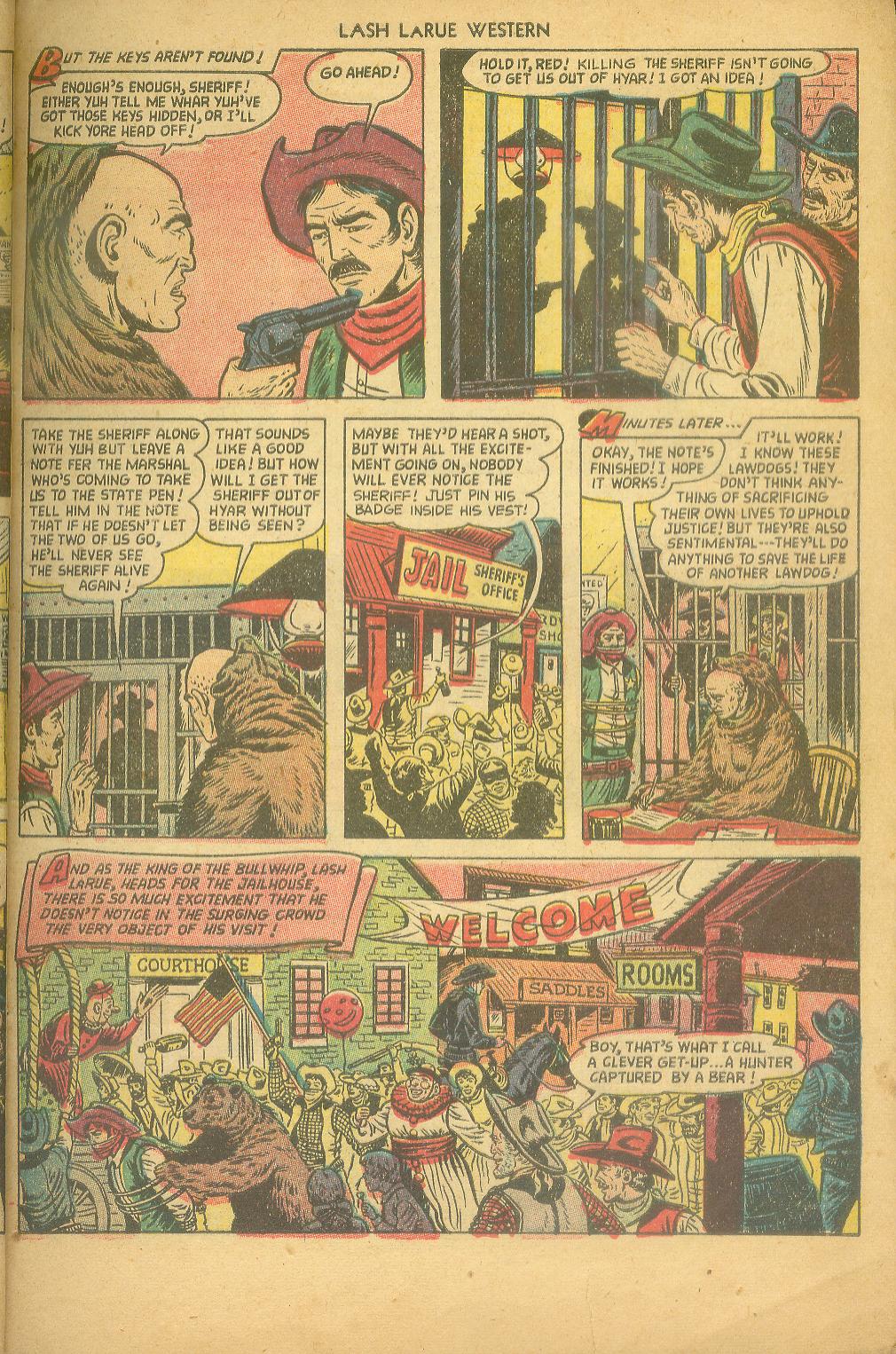 Read online Lash Larue Western (1949) comic -  Issue #43 - 5