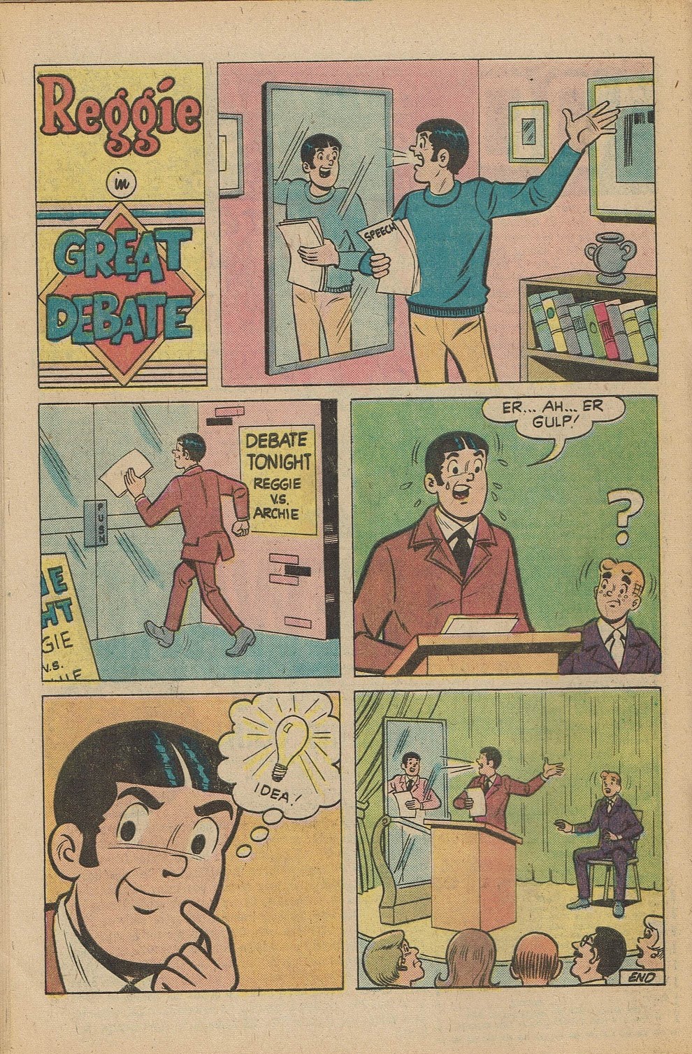 Read online Reggie's Wise Guy Jokes comic -  Issue #38 - 20