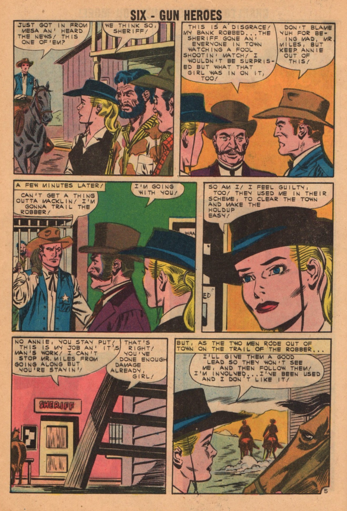 Read online Six-Gun Heroes comic -  Issue #67 - 8