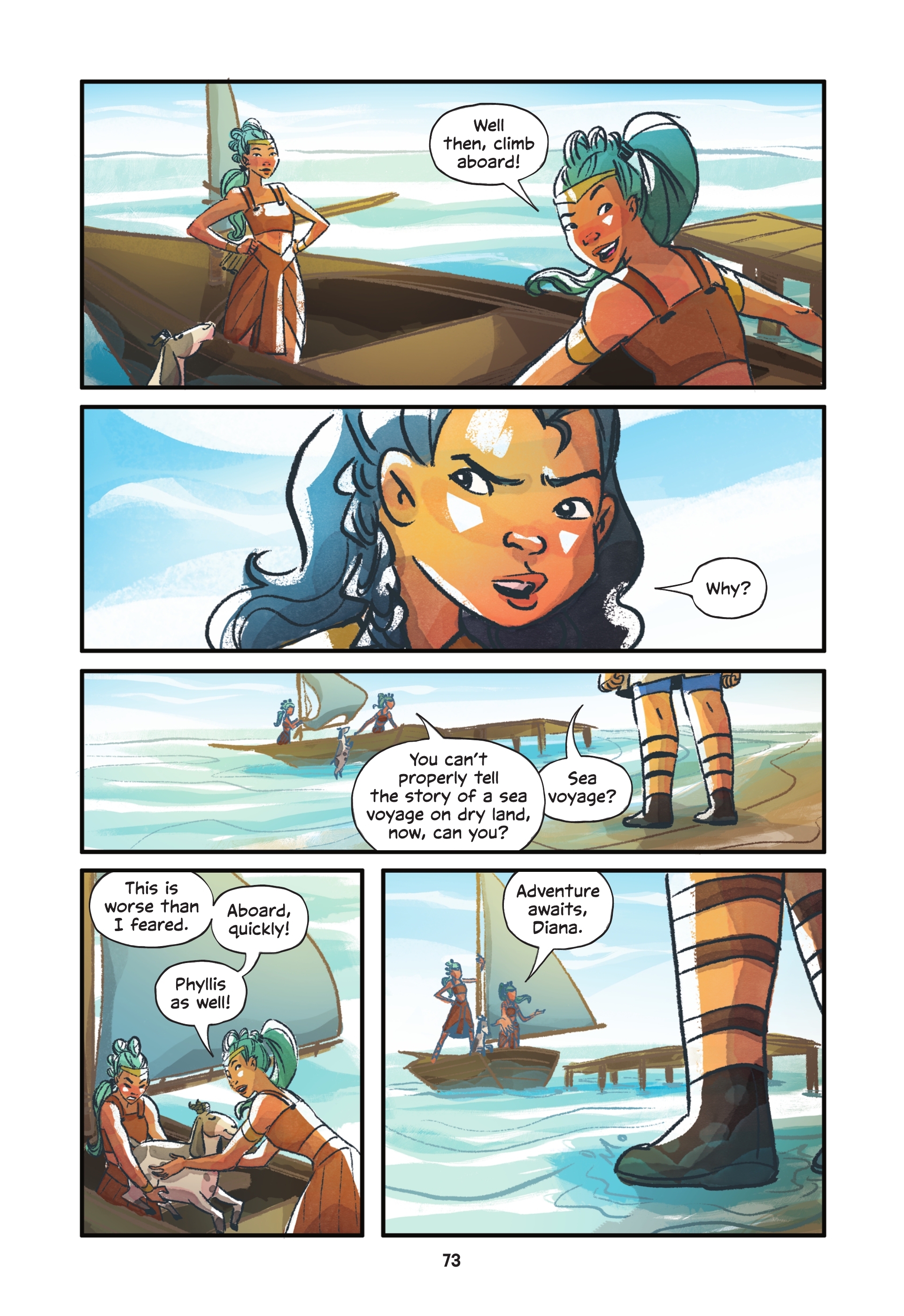 Read online Diana and the Hero's Journey comic -  Issue # TPB - 67