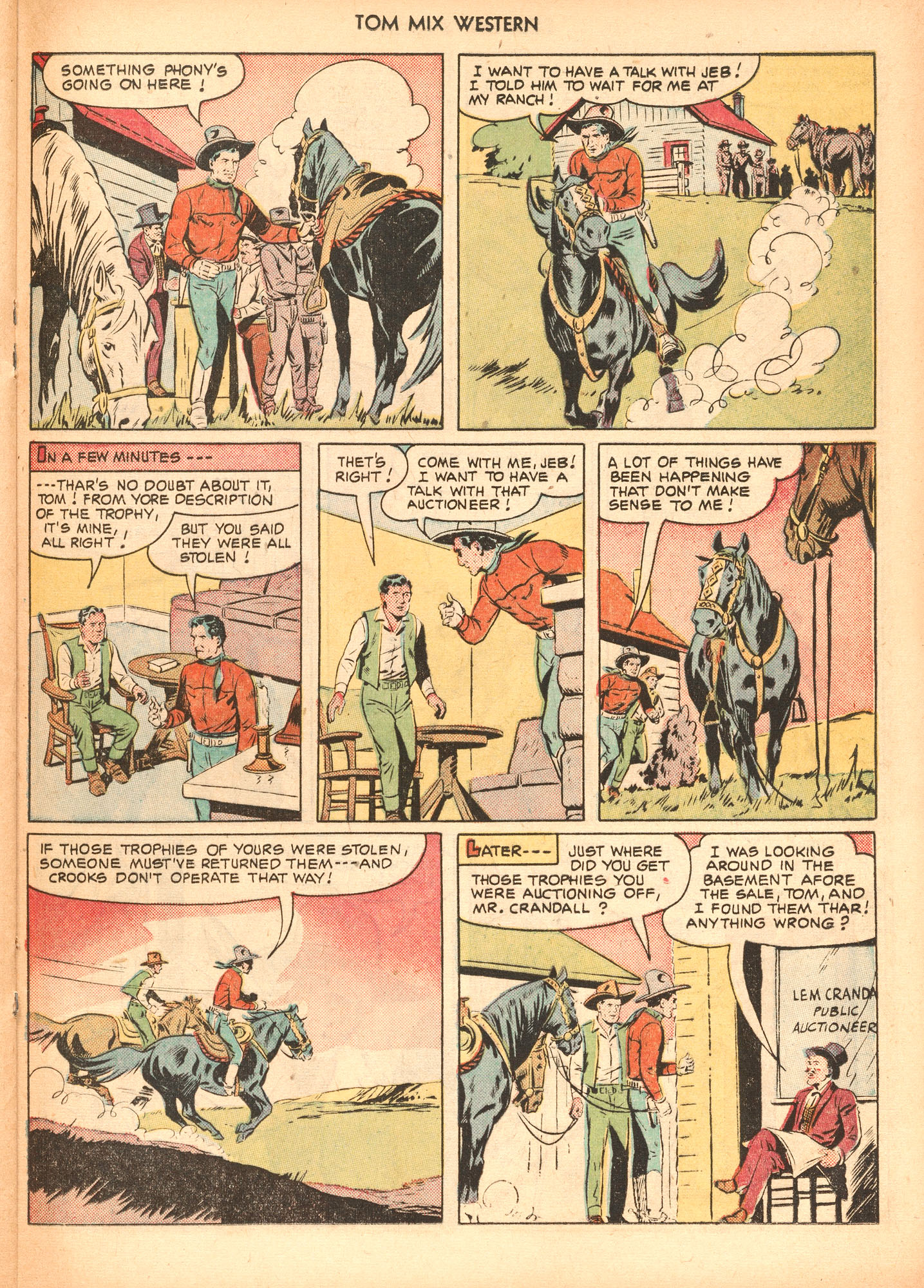 Read online Tom Mix Western (1948) comic -  Issue #40 - 29