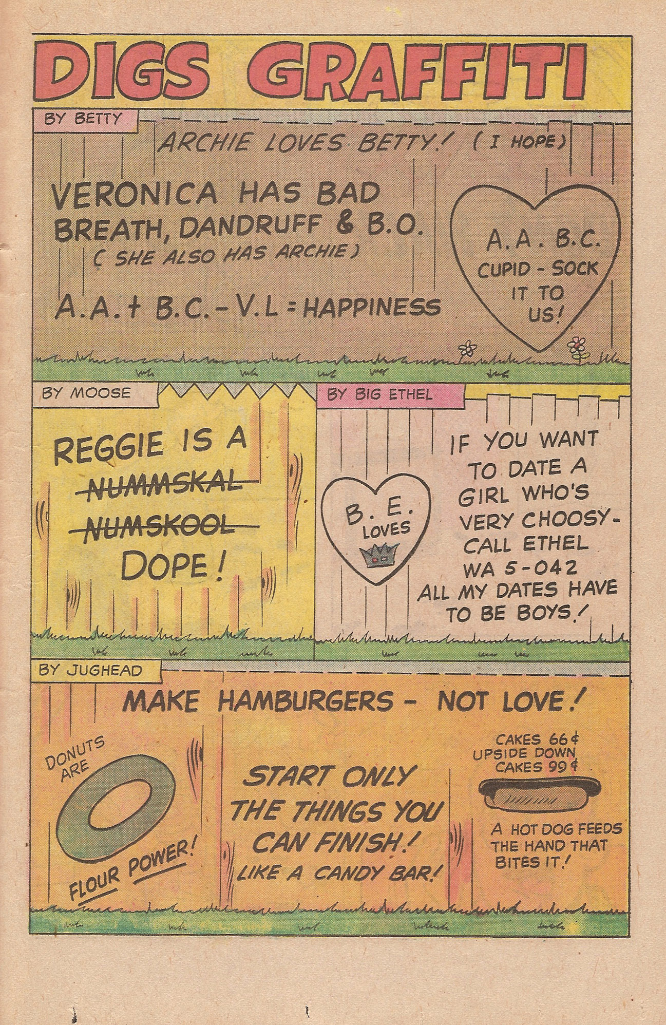 Read online Reggie's Wise Guy Jokes comic -  Issue #36 - 23