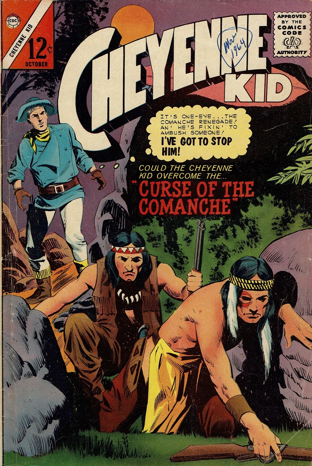 Read online Cheyenne Kid comic -  Issue #47 - 1
