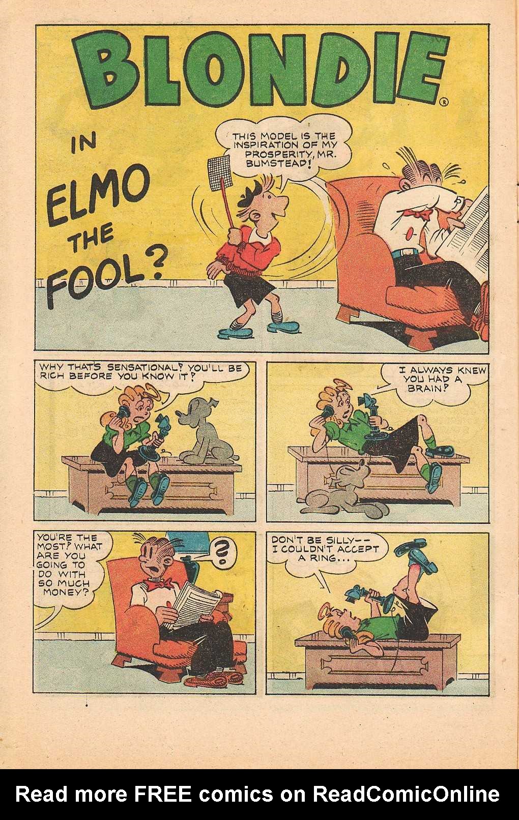 Read online Blondie Comics (1960) comic -  Issue #143 - 12