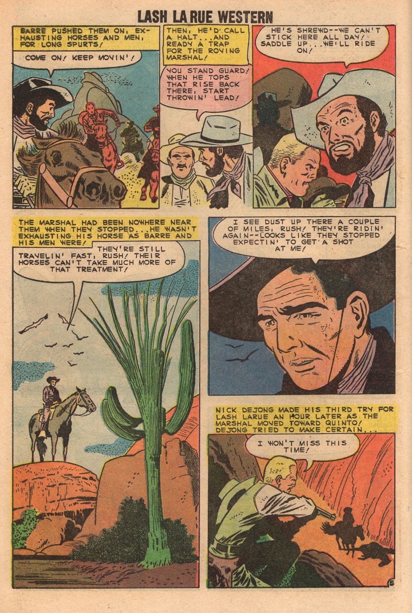 Read online Lash Larue Western (1949) comic -  Issue #73 - 8