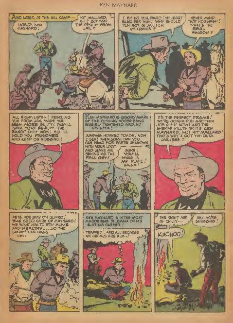Read online Ken Maynard Western comic -  Issue #4 - 8