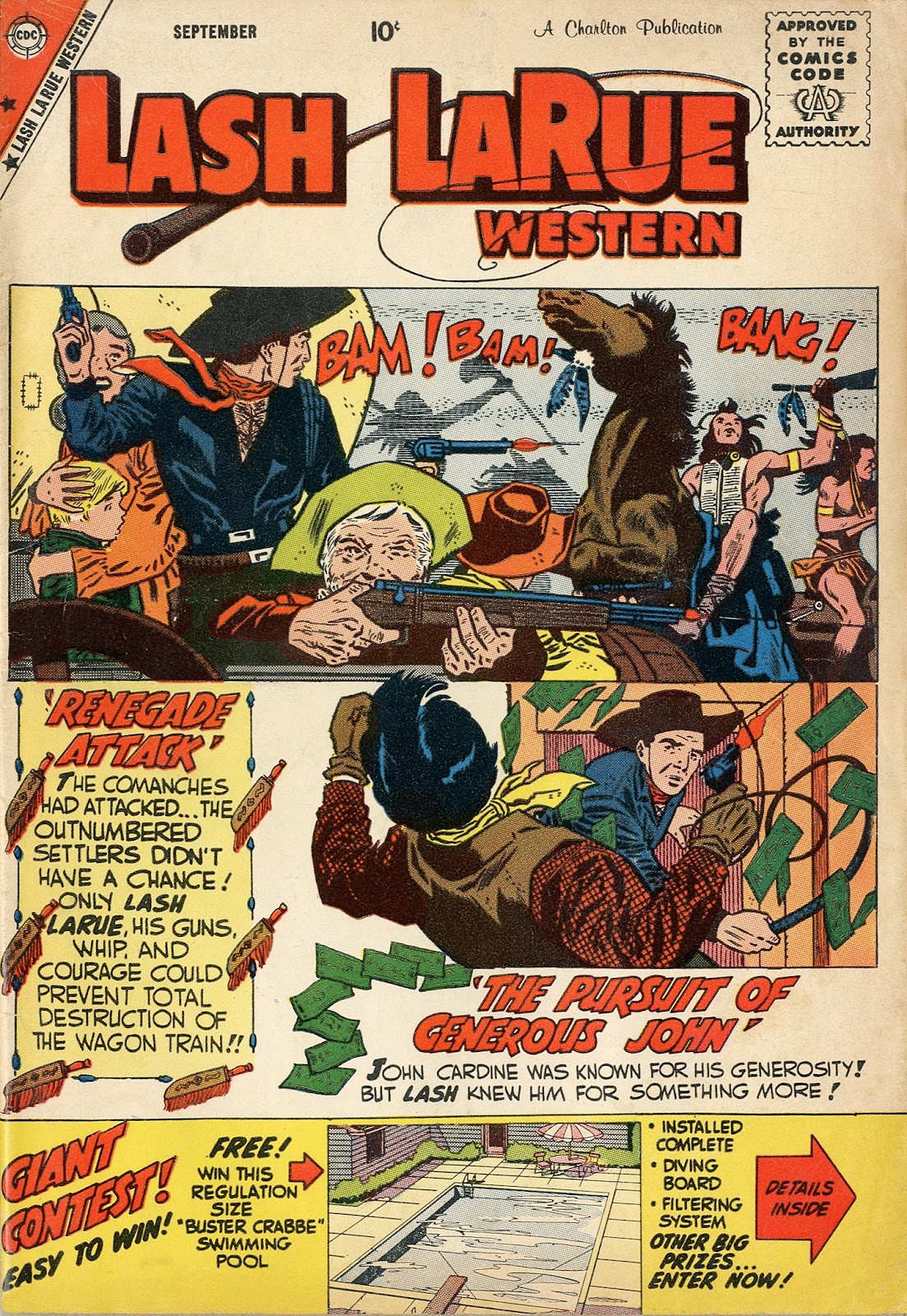 Lash Larue Western (1949) issue 74 - Page 1