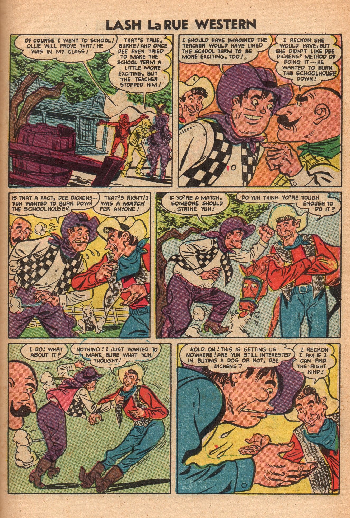 Read online Lash Larue Western (1949) comic -  Issue #48 - 23