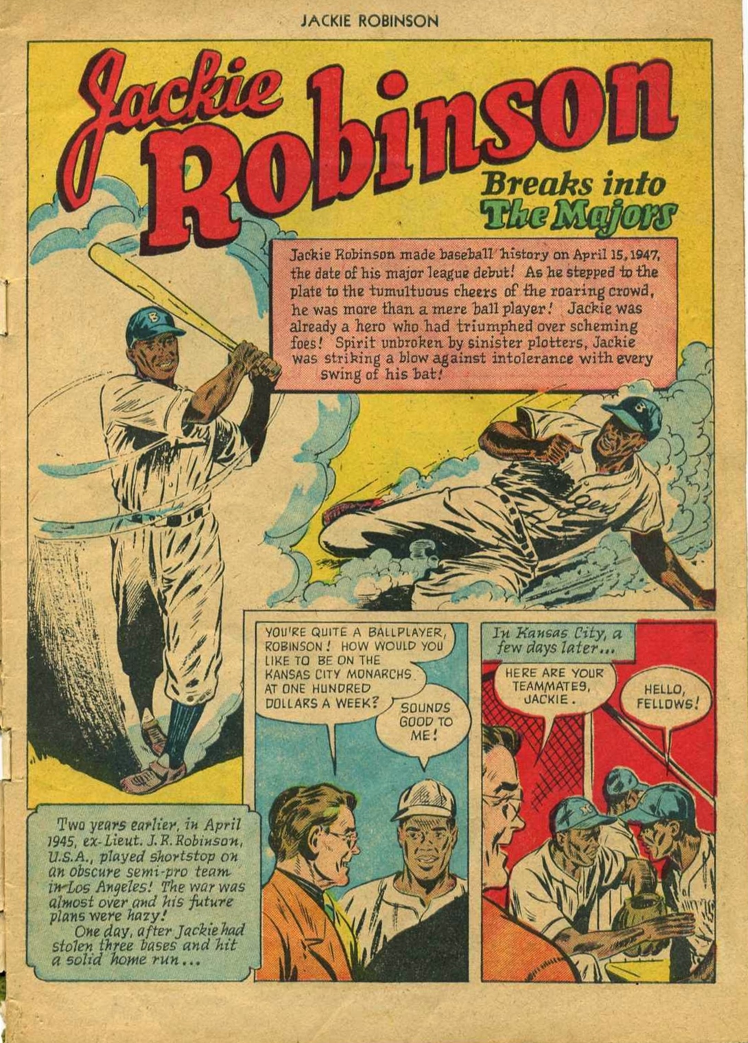 Read online Jackie Robinson comic -  Issue #3 - 3