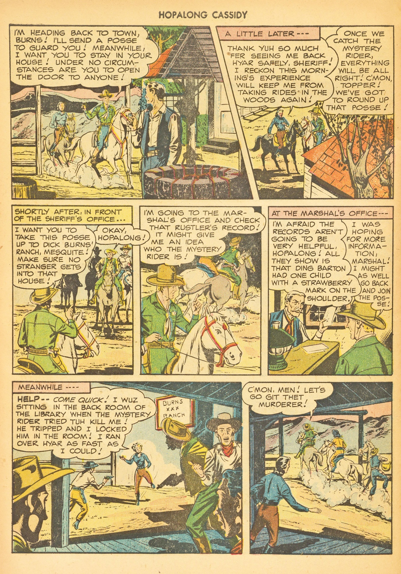 Read online Hopalong Cassidy comic -  Issue #30 - 46
