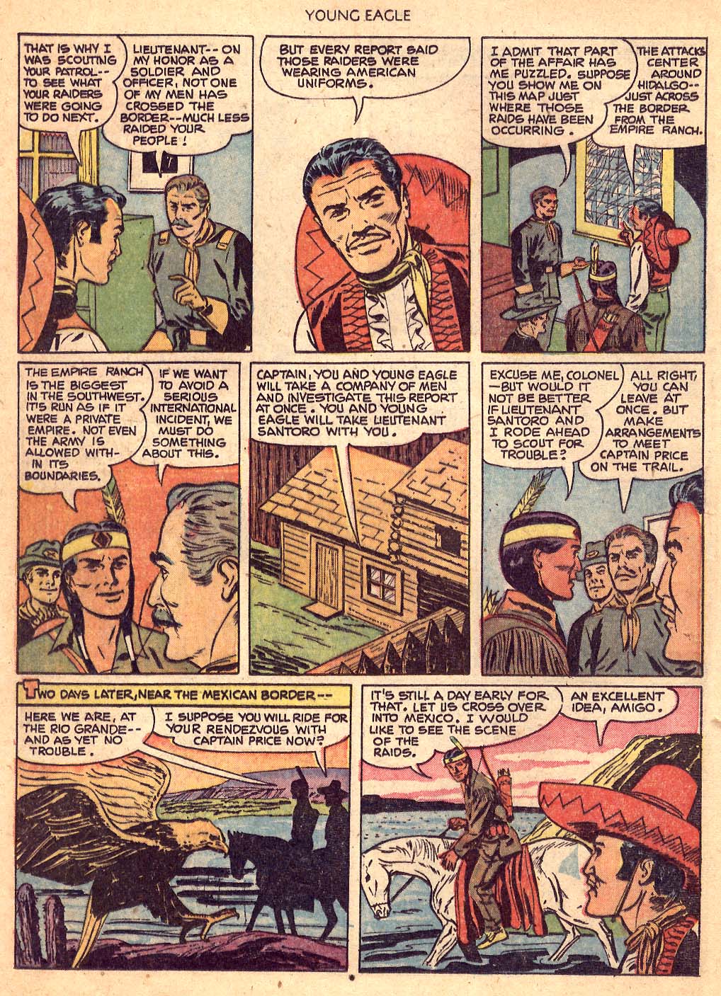 Read online Young Eagle comic -  Issue #6 - 6