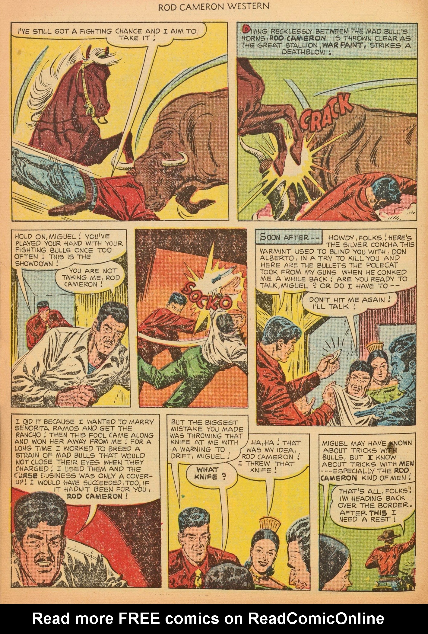 Read online Rod Cameron Western comic -  Issue #19 - 10