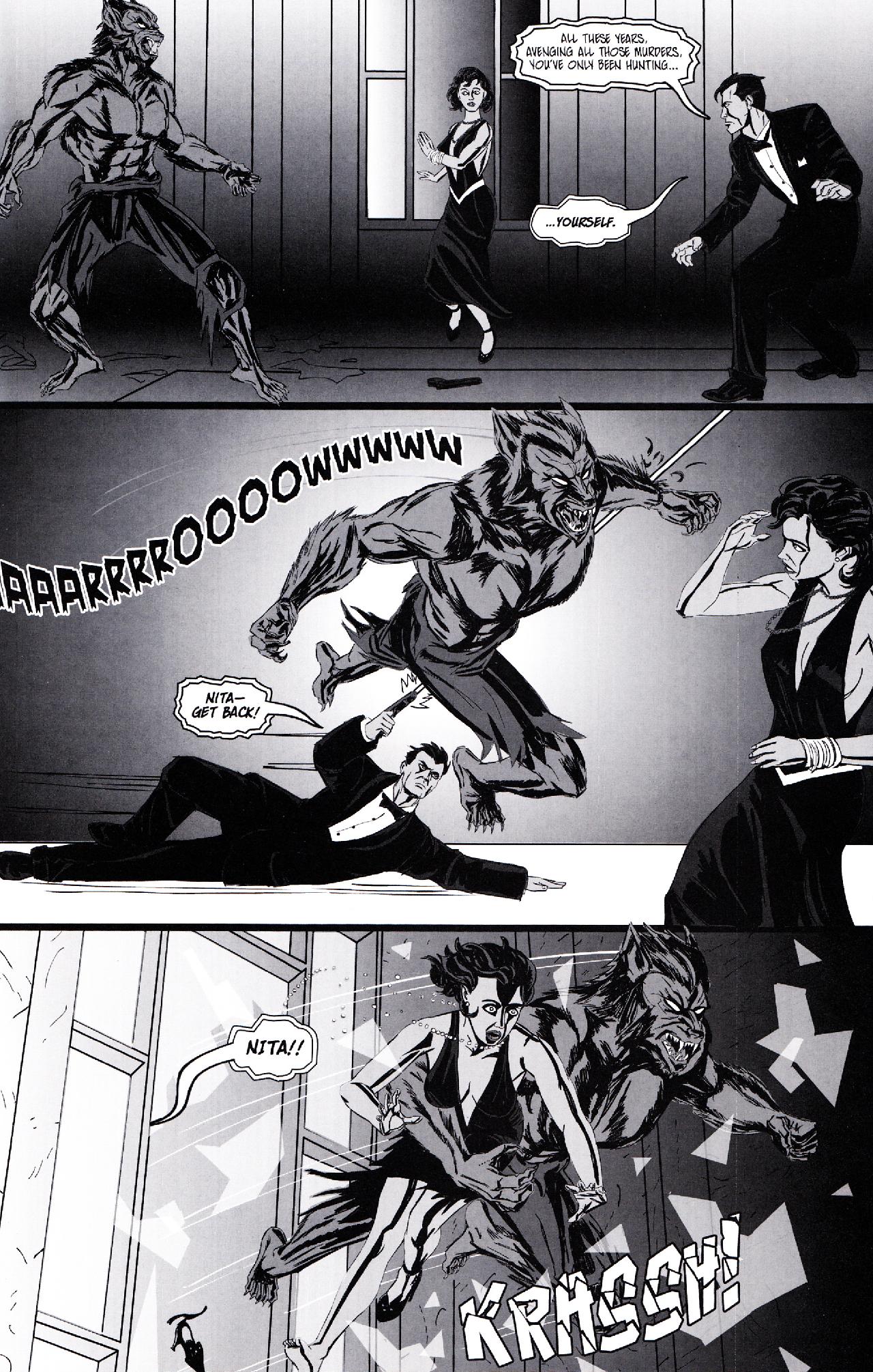 Read online Return of the Monsters: The Spider vs Werewolf comic -  Issue # Full - 22
