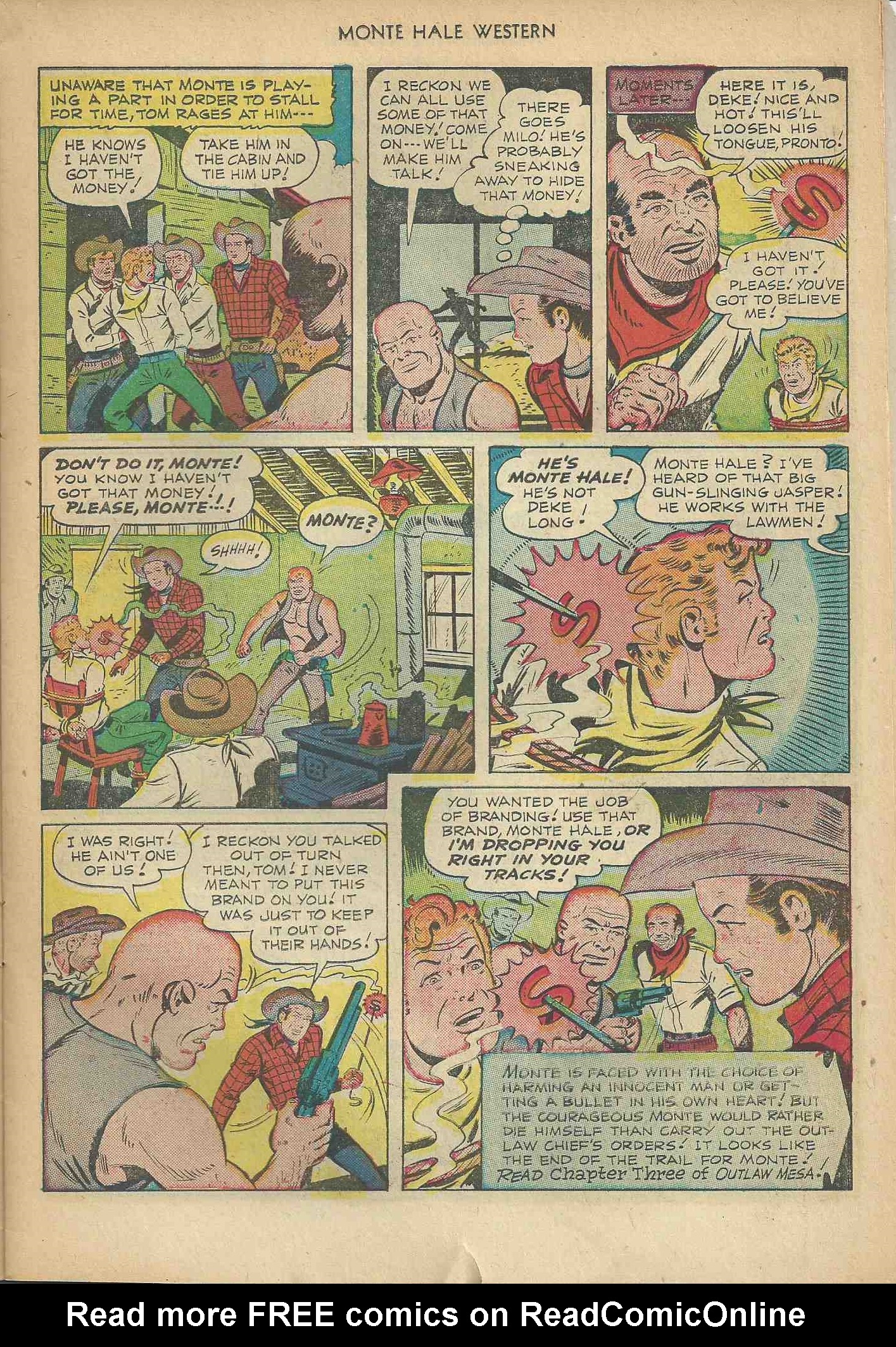 Read online Monte Hale Western comic -  Issue #57 - 15