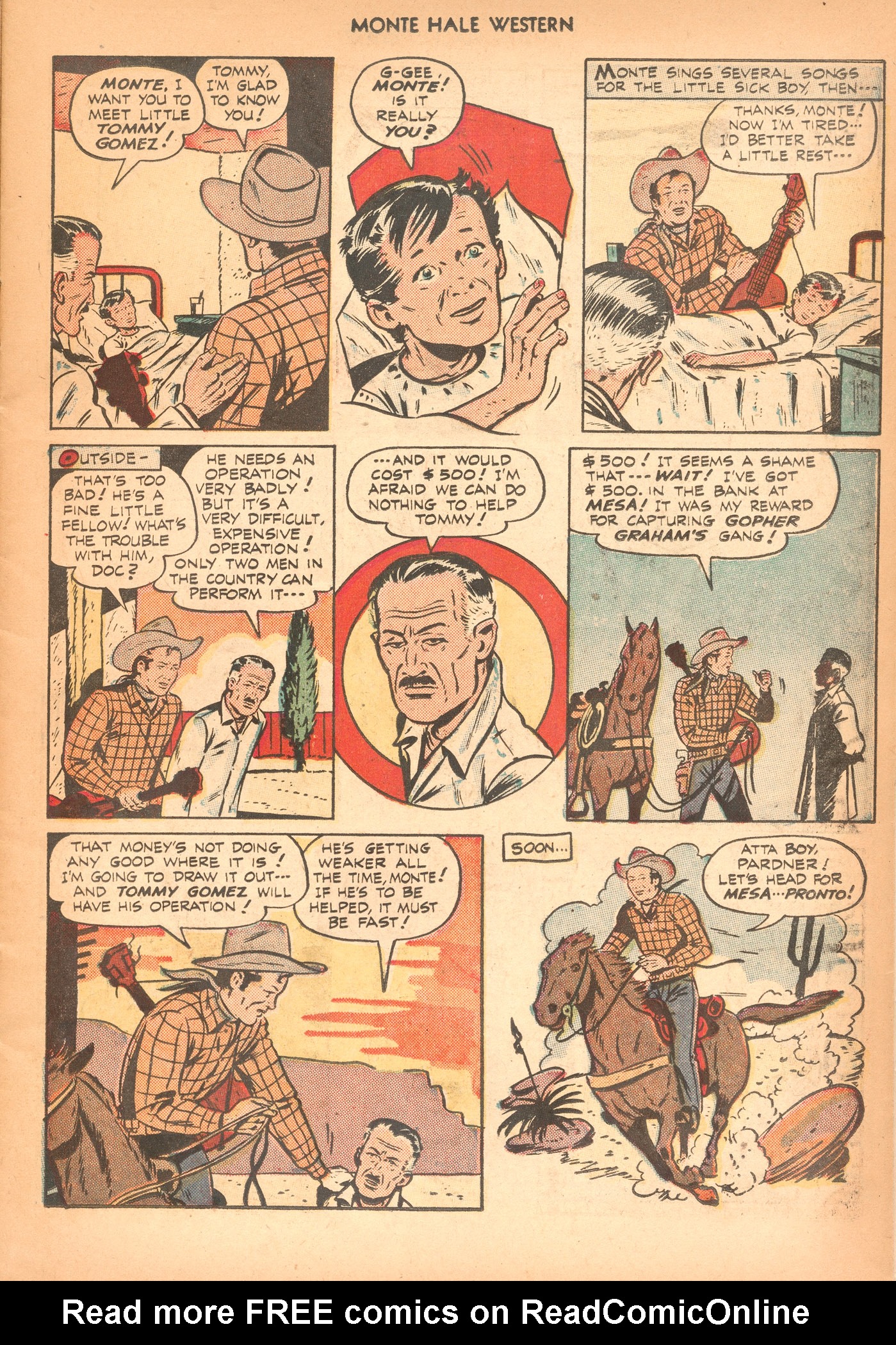 Read online Monte Hale Western comic -  Issue #37 - 5