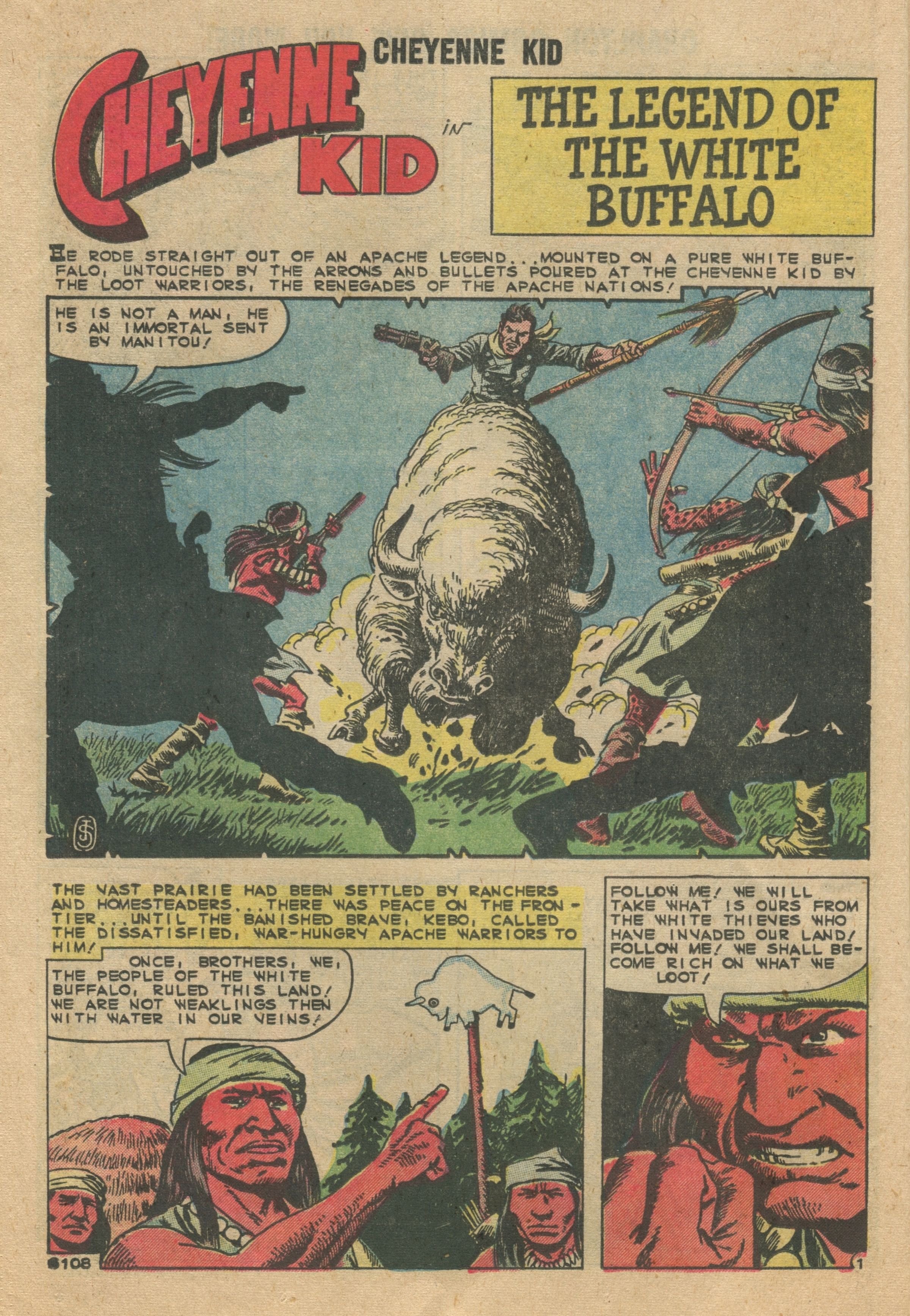 Read online Cheyenne Kid comic -  Issue #24 - 26