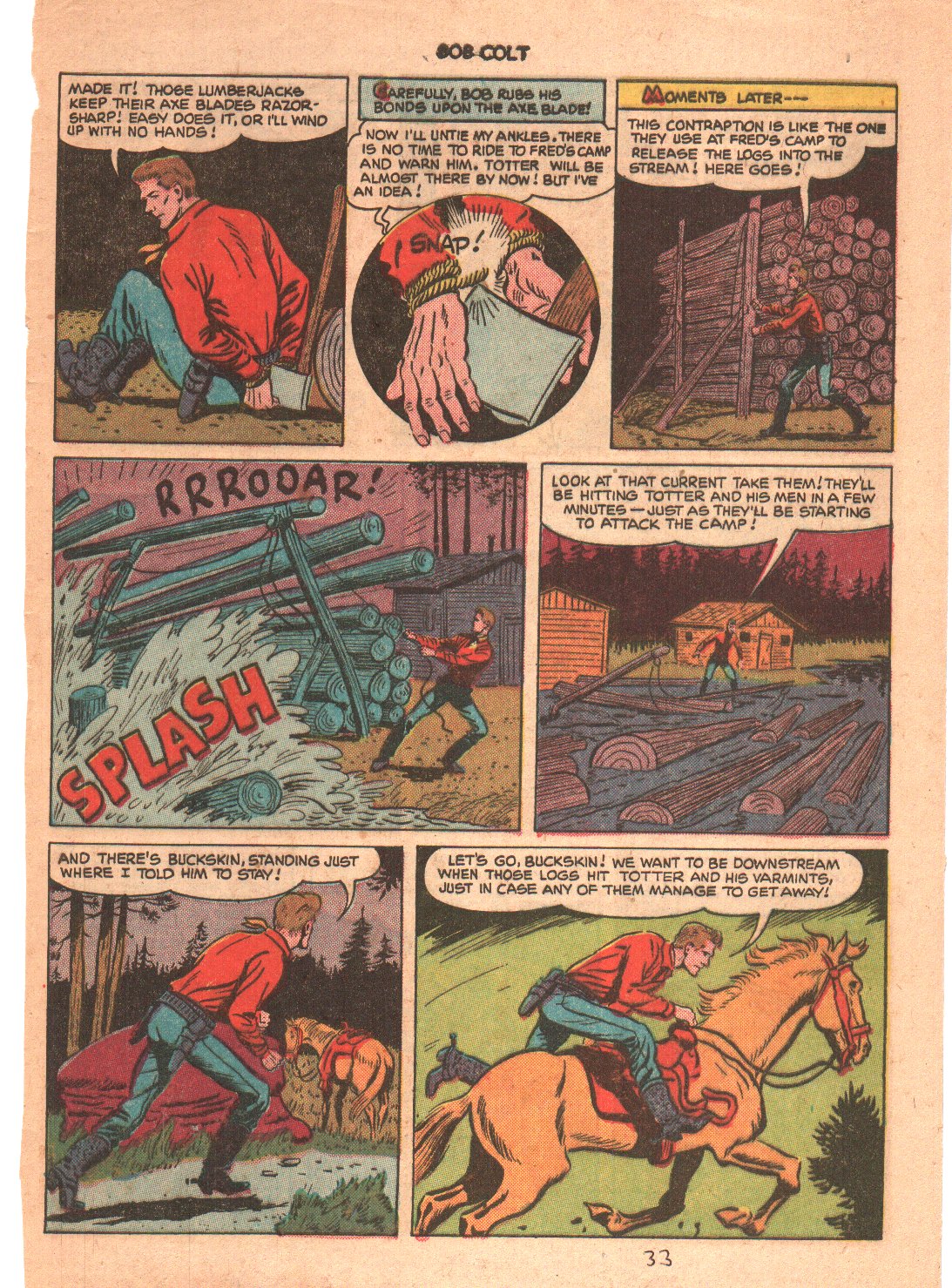 Read online Bob Colt Western comic -  Issue #4 - 33