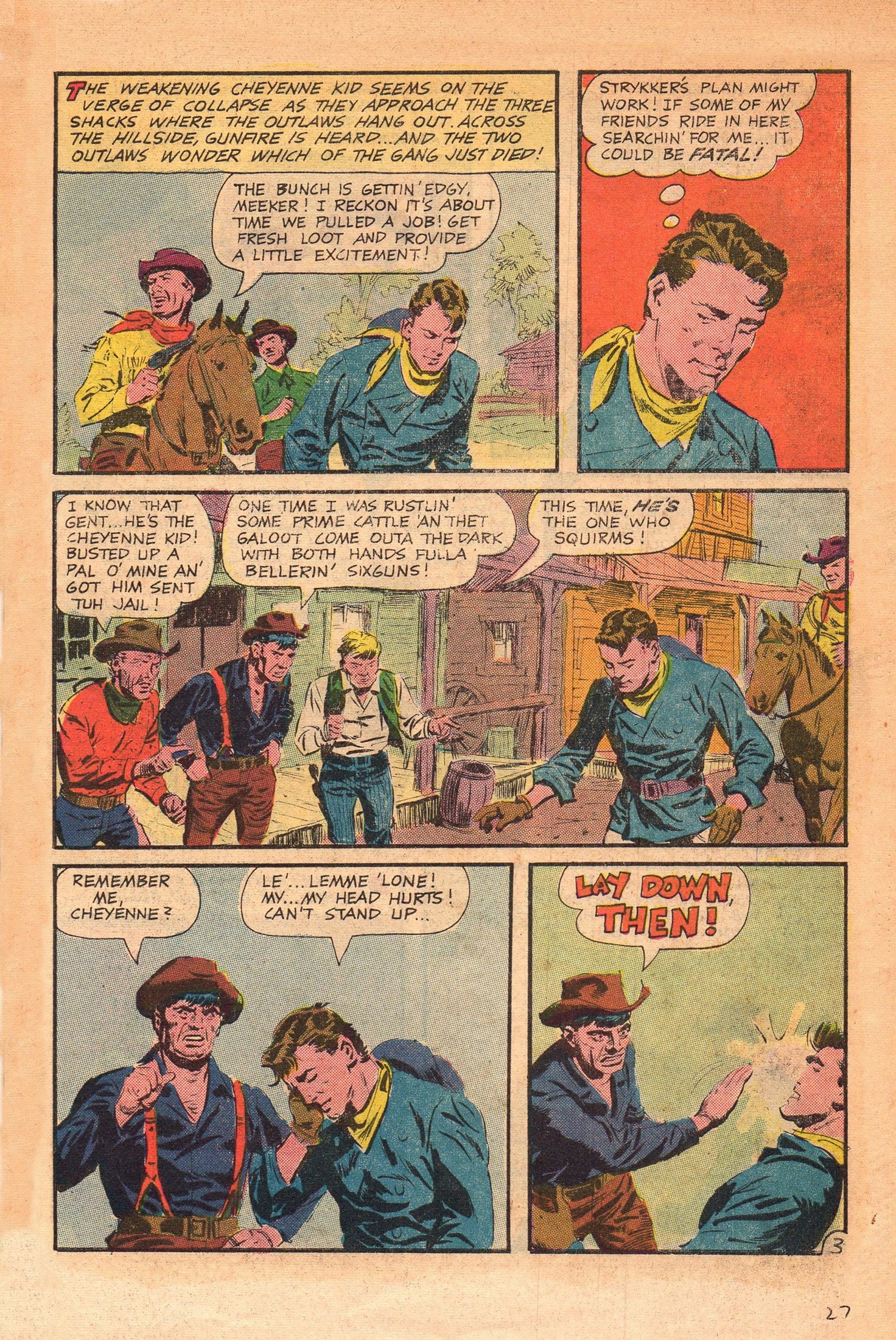Read online Cheyenne Kid comic -  Issue #60 - 27