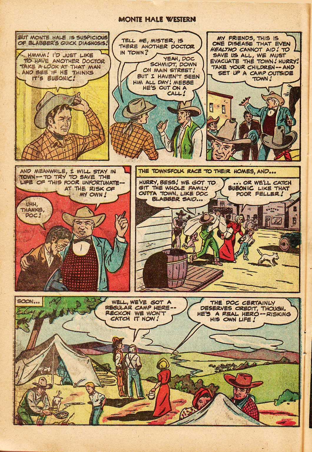 Read online Monte Hale Western comic -  Issue #38 - 17