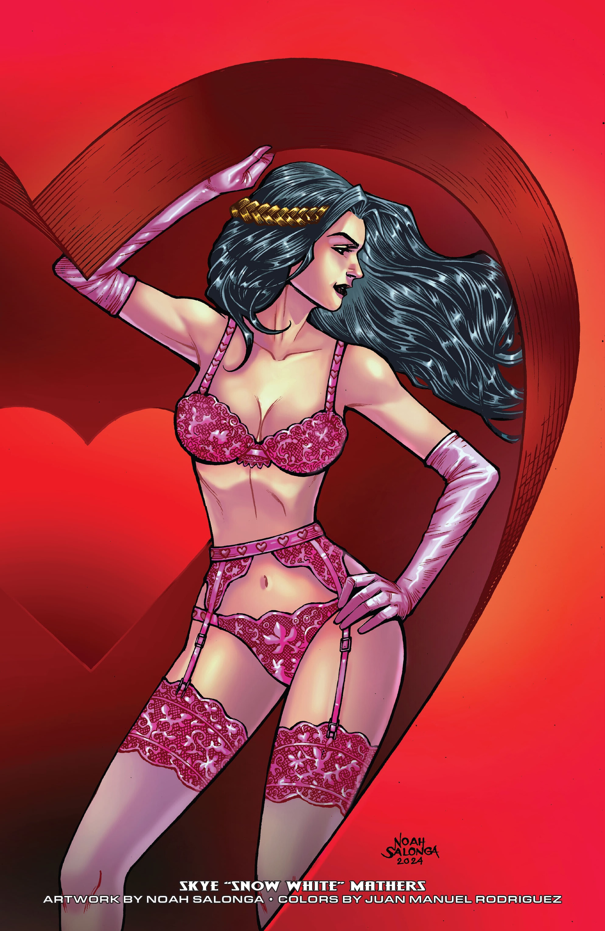 Read online Grimm Fairy Tales 2024 Valentine's Day Lingerie Pinup Special comic -  Issue # Full - 36