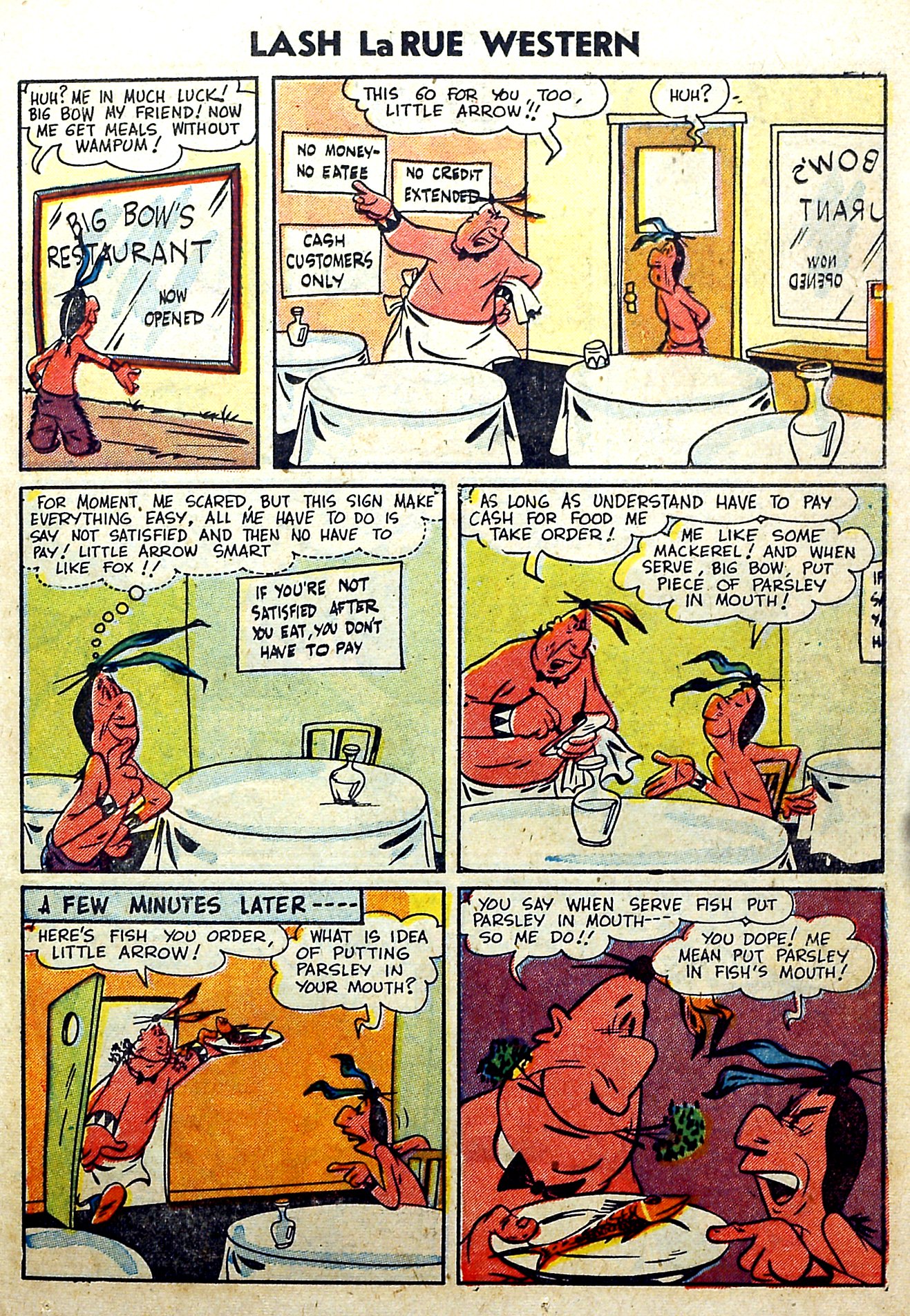 Read online Lash Larue Western (1949) comic -  Issue #51 - 23