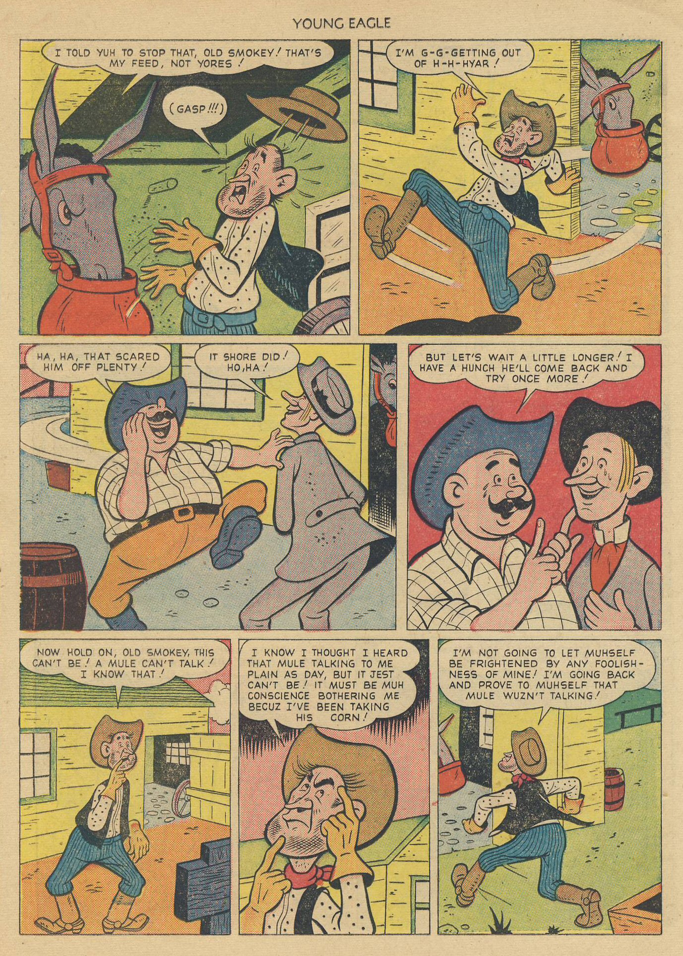 Read online Young Eagle comic -  Issue #1 - 16