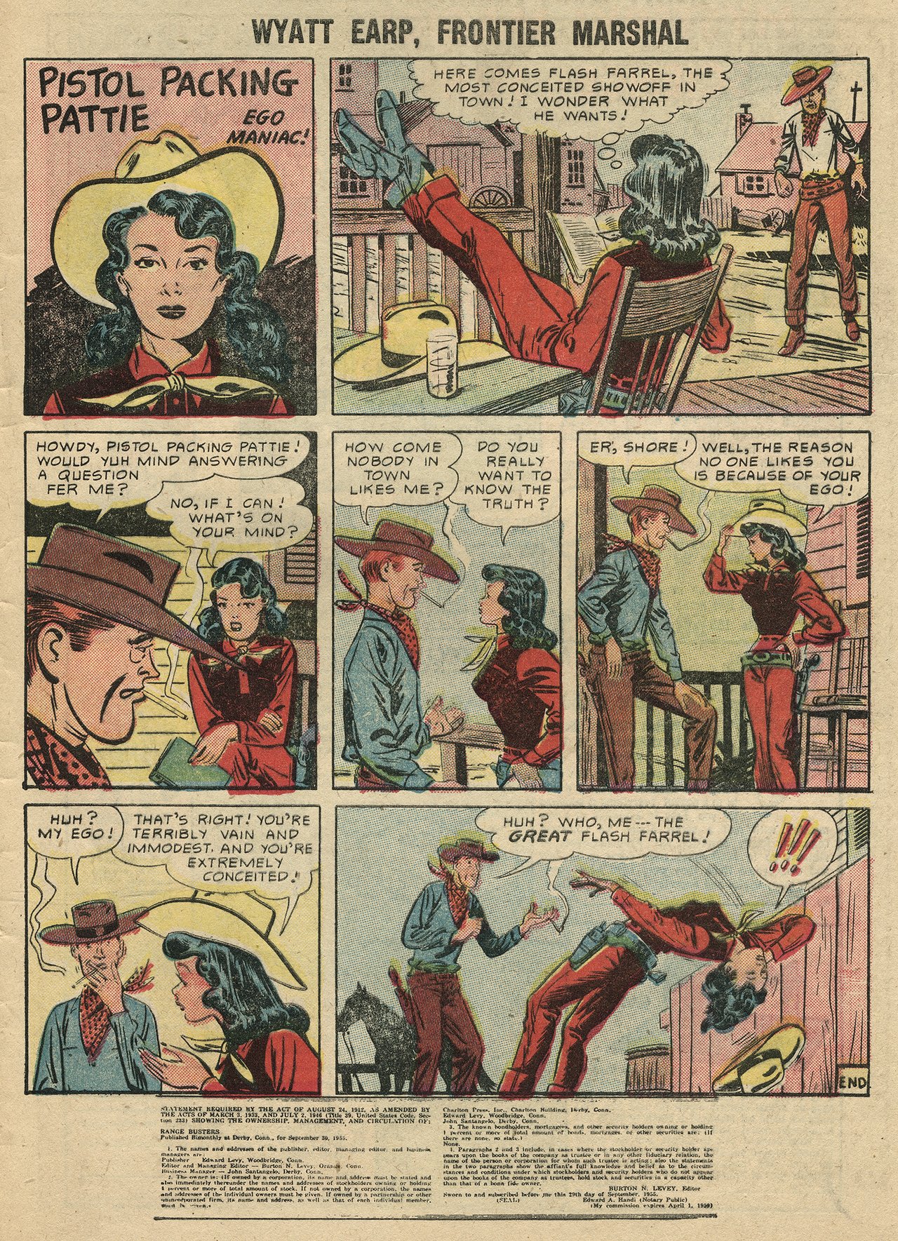 Read online Wyatt Earp Frontier Marshal comic -  Issue #13 - 33