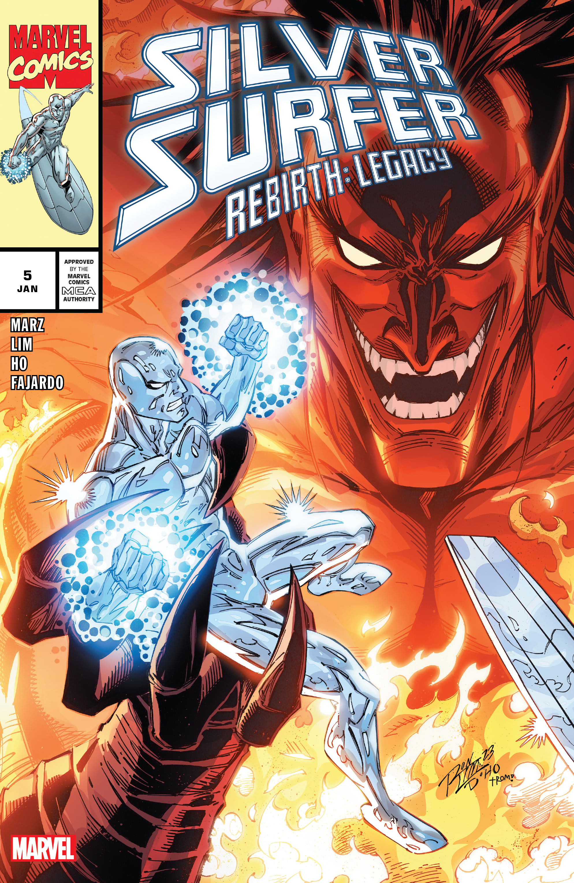 Read online Silver Surfer: Rebirth Legacy comic -  Issue #5 - 1