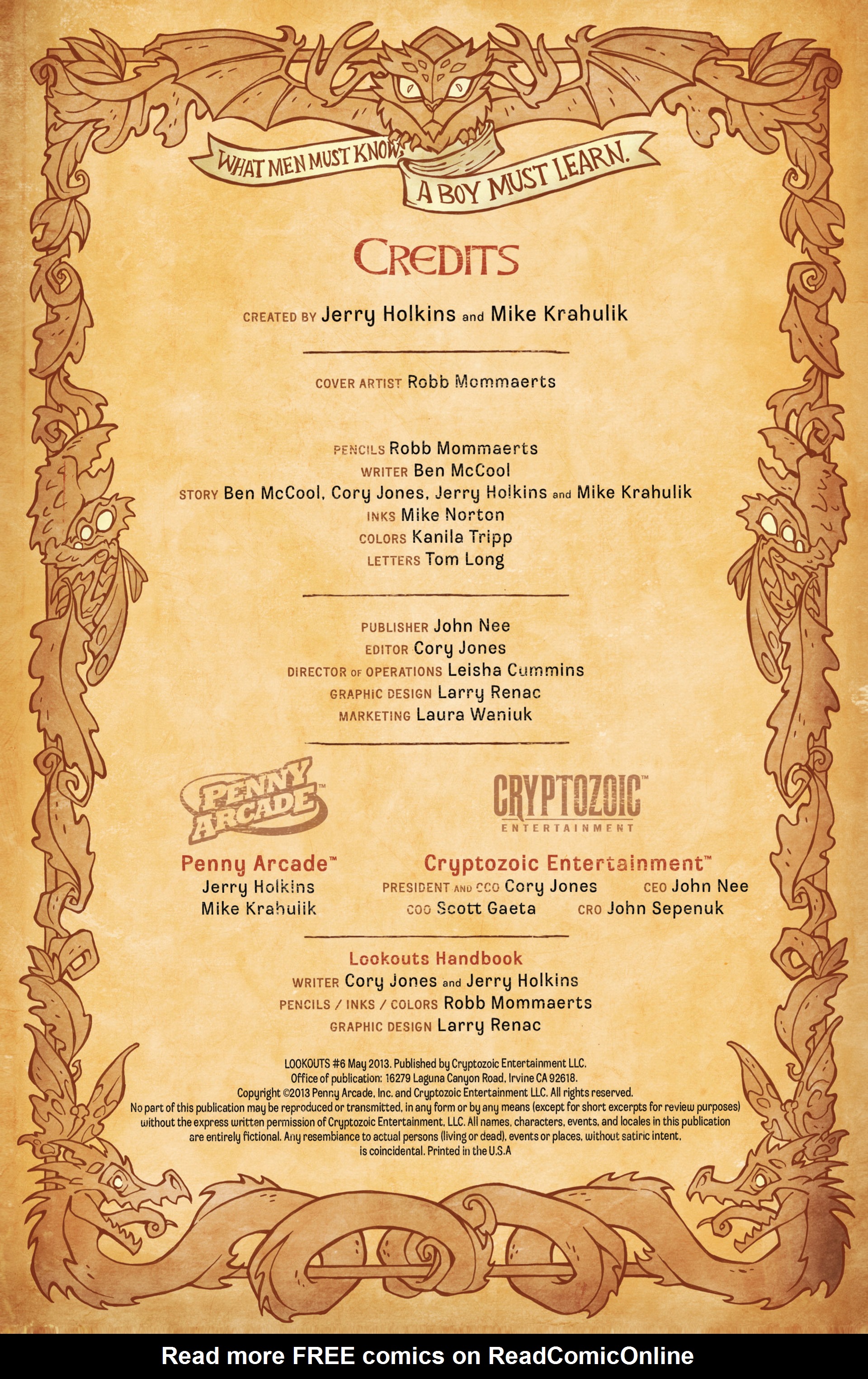 Read online Lookouts comic -  Issue #6 - 3