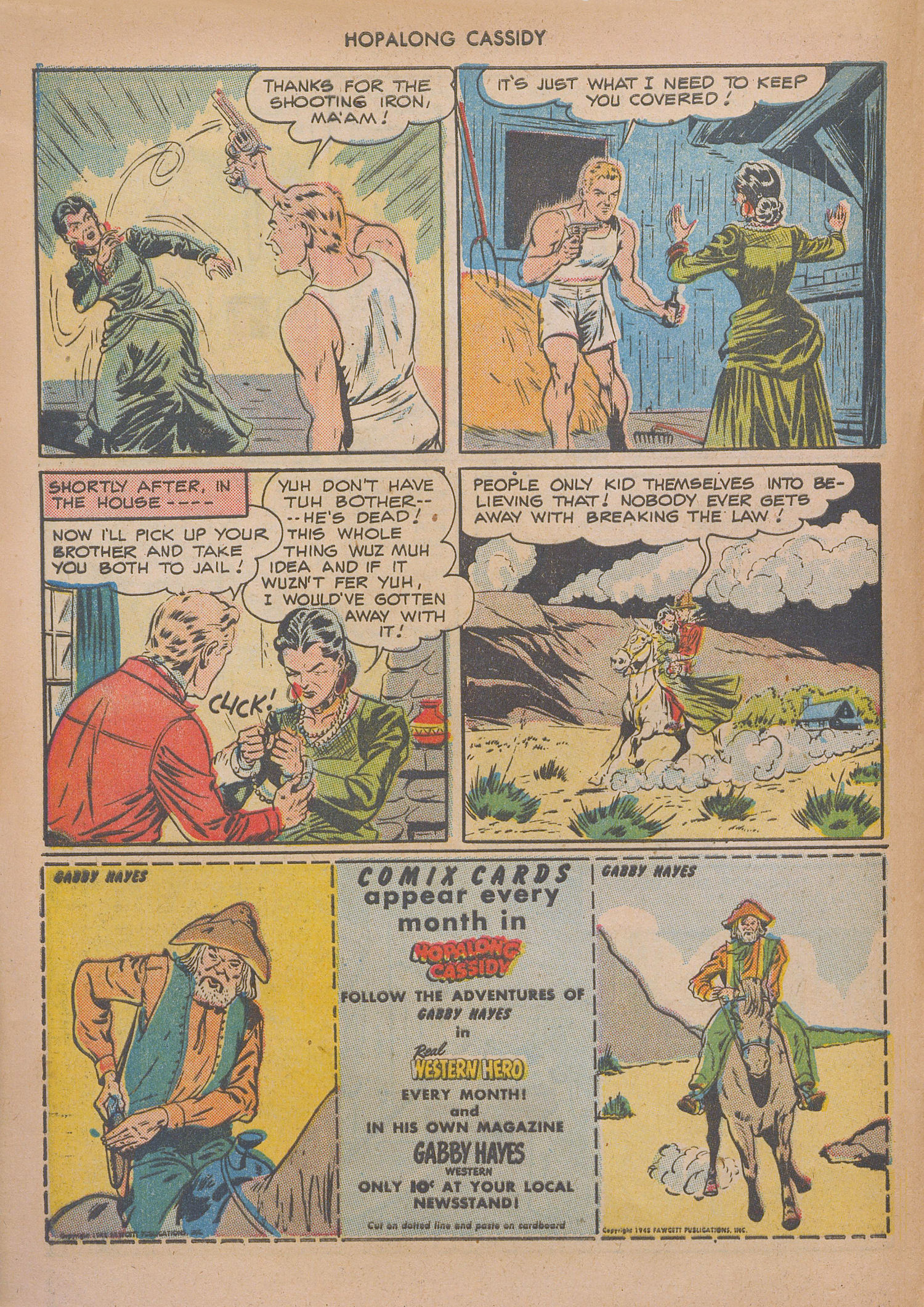 Read online Hopalong Cassidy comic -  Issue #27 - 22