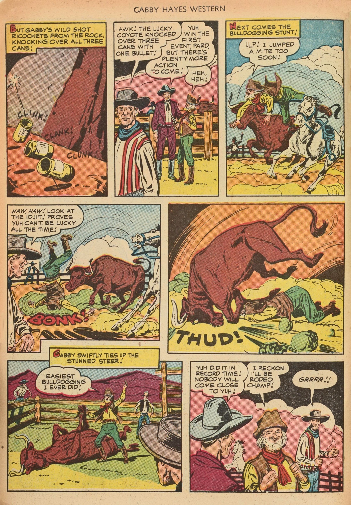 Read online Gabby Hayes Western comic -  Issue #36 - 6