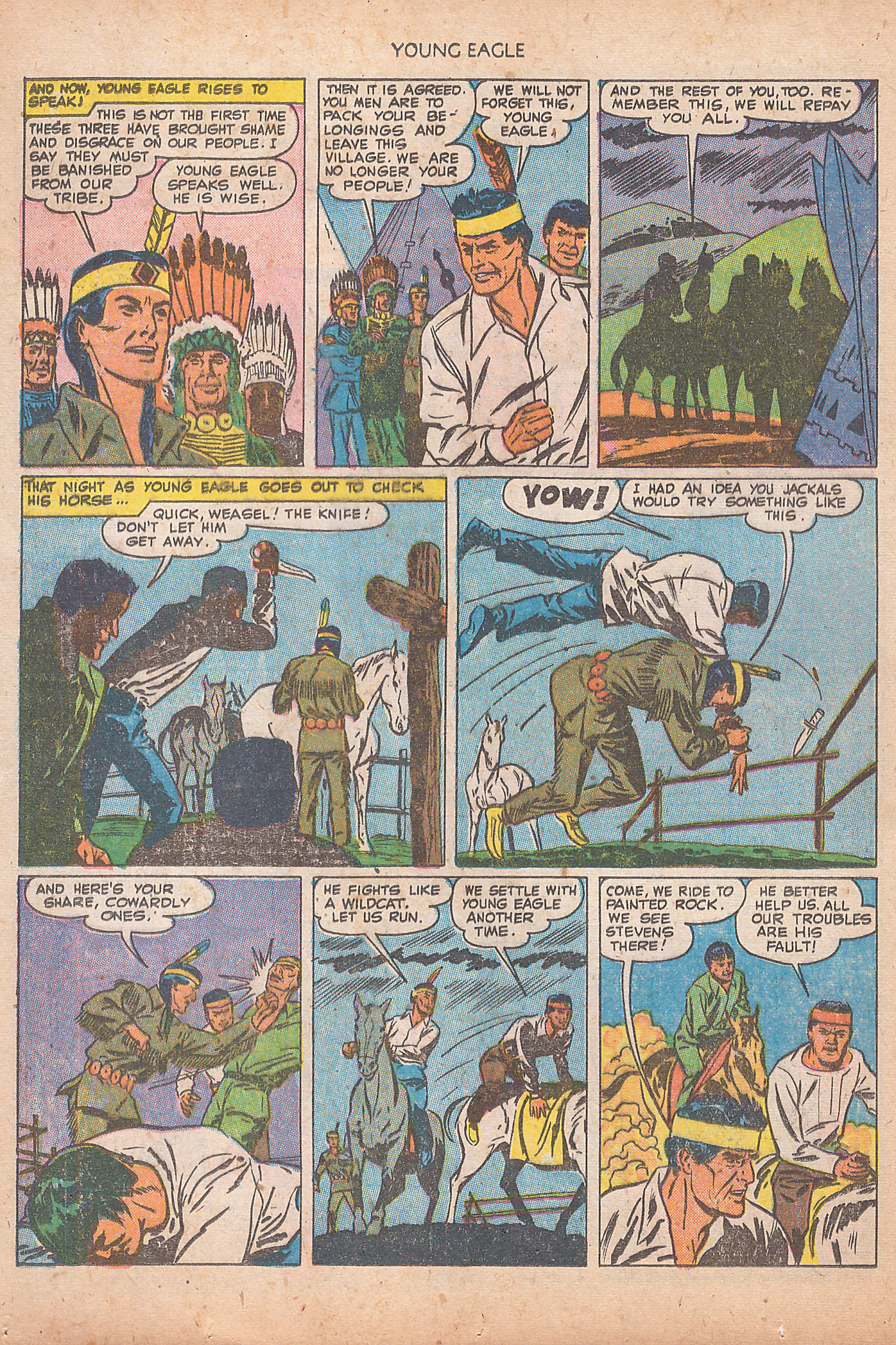 Read online Young Eagle comic -  Issue #7 - 4