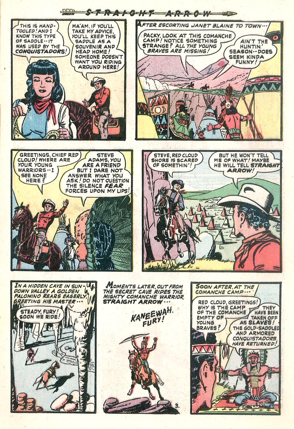 Read online Straight Arrow comic -  Issue #13 - 5