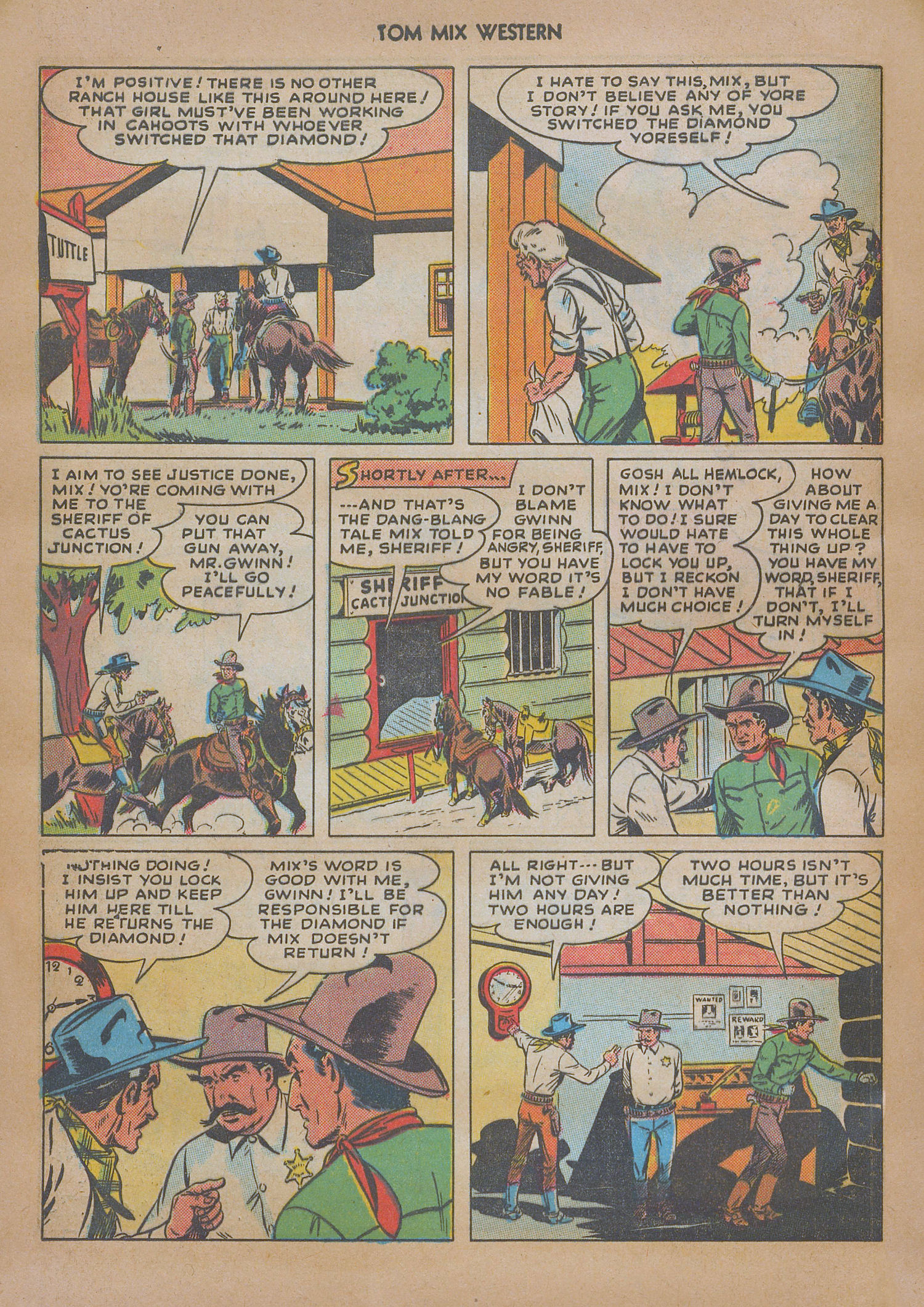 Read online Tom Mix Western (1948) comic -  Issue #13 - 44