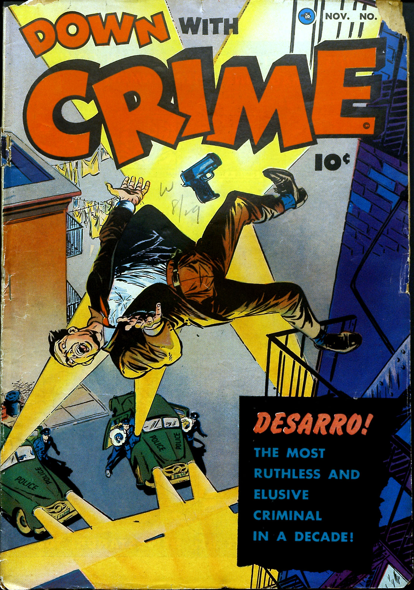 Read online Down With Crime comic -  Issue #1 - 1
