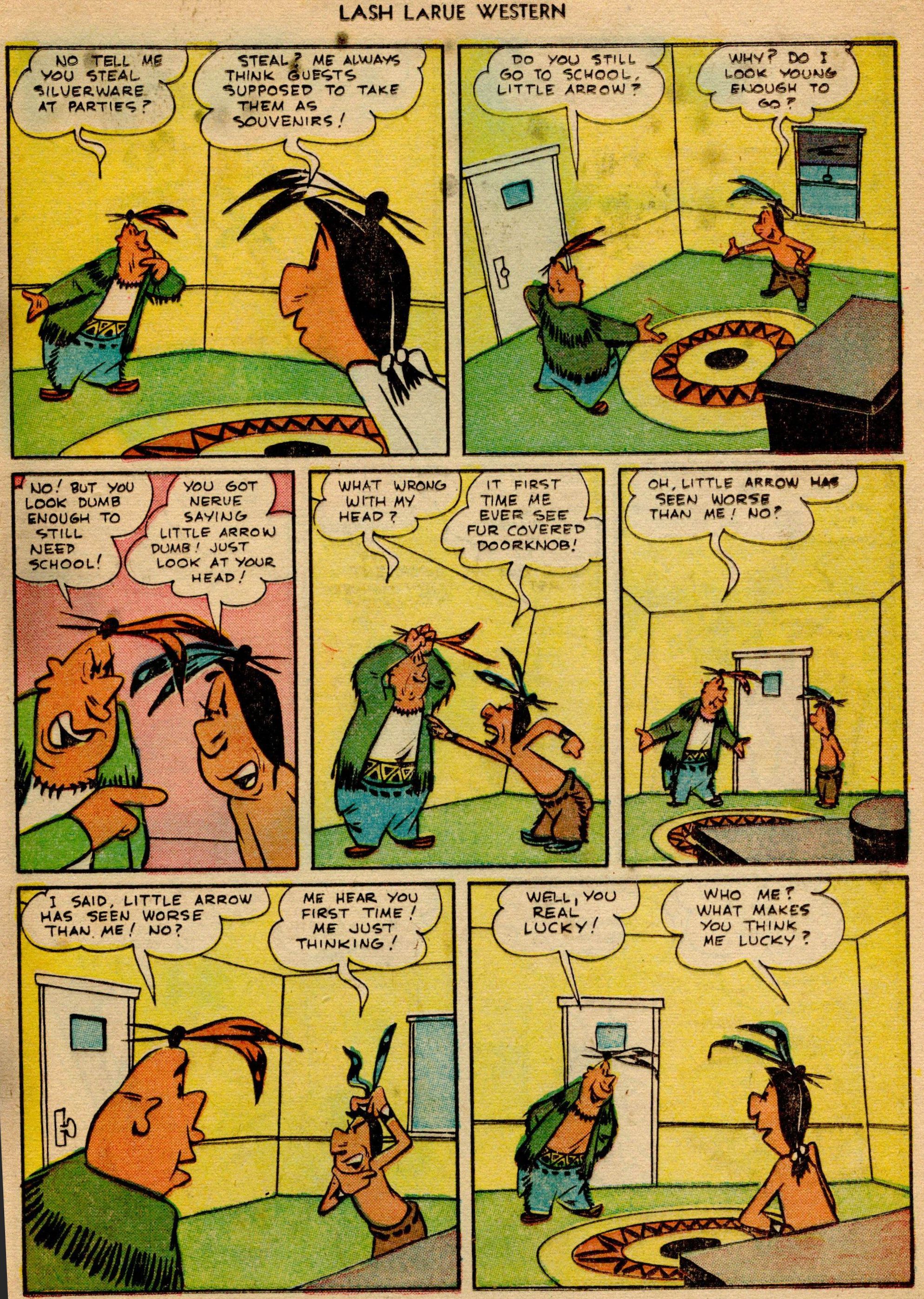 Read online Lash Larue Western (1949) comic -  Issue #23 - 24