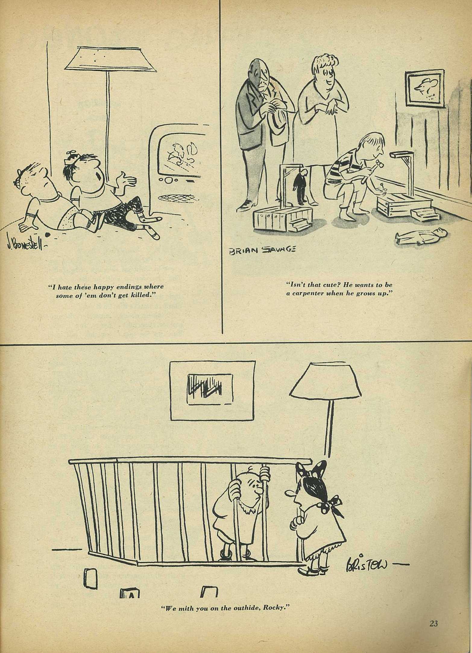 Read online Cartoons and Gags comic -  Issue #5 - 23