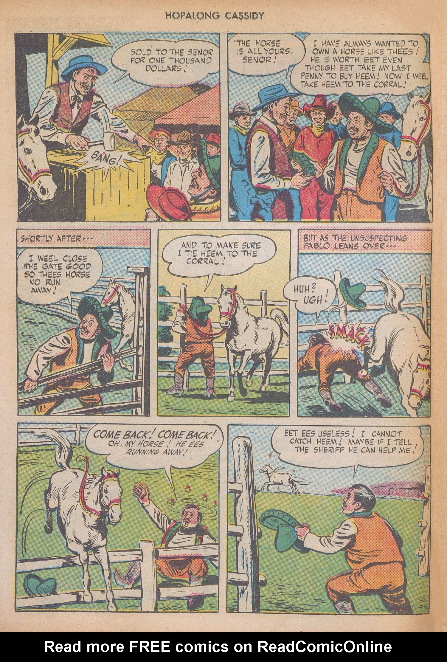 Read online Hopalong Cassidy comic -  Issue #7 - 16