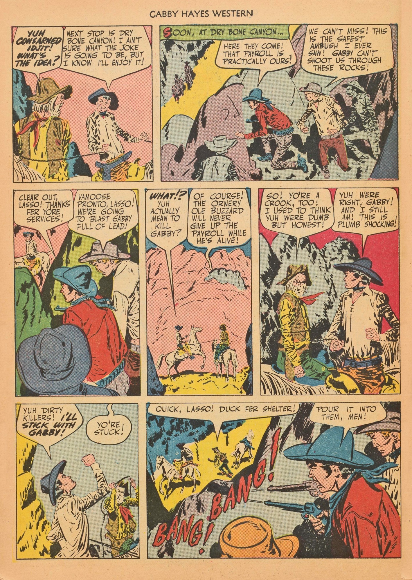 Read online Gabby Hayes Western comic -  Issue #25 - 46