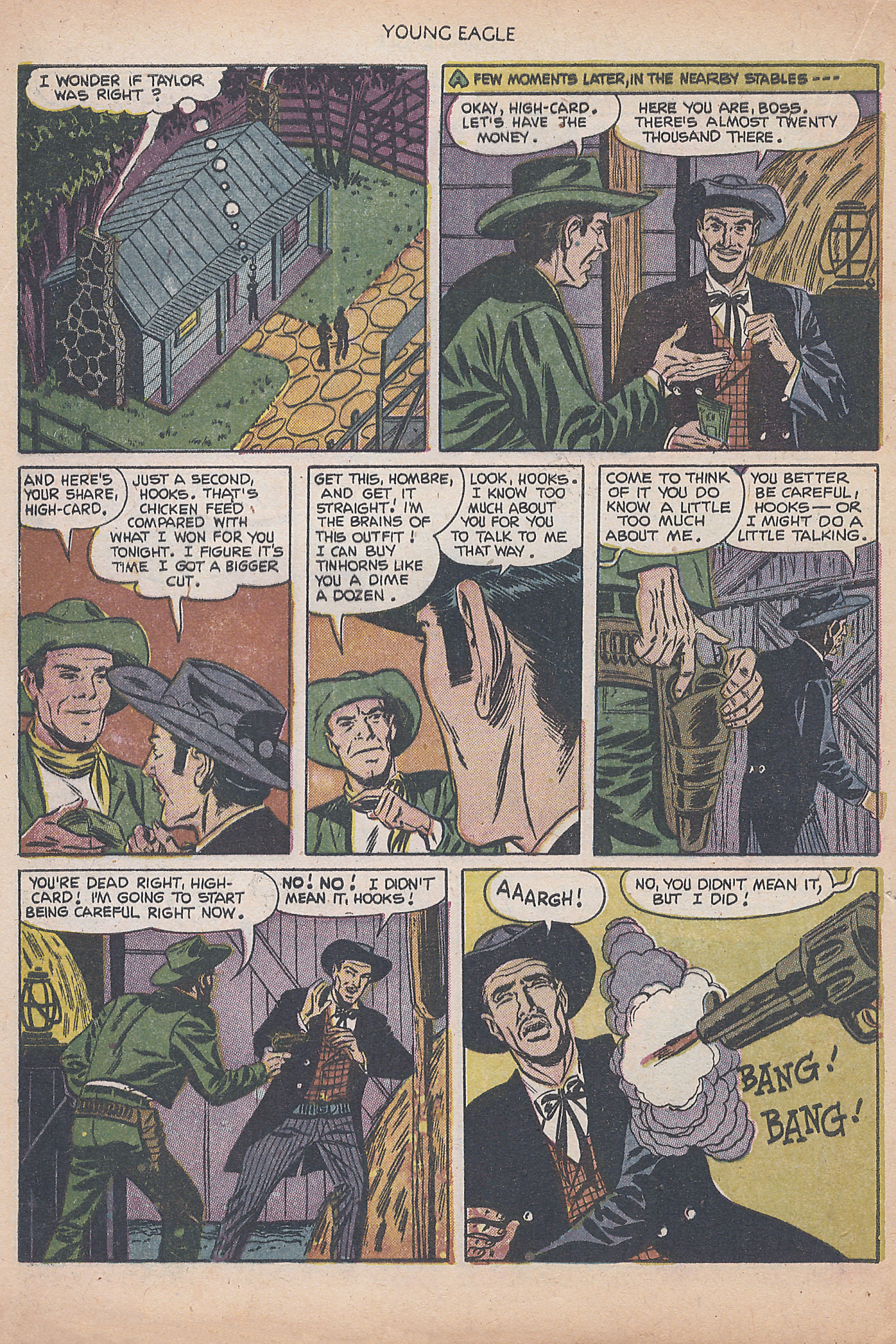 Read online Young Eagle comic -  Issue #8 - 20